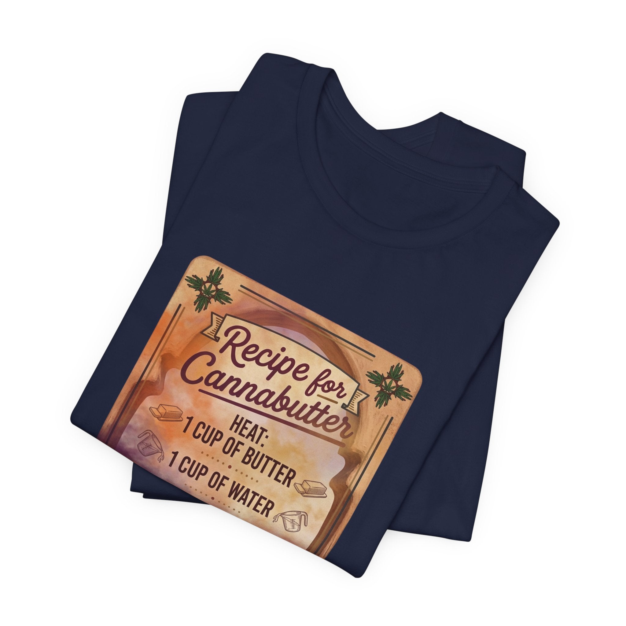Cannabutter Recipe Tee | Retro Kitchen Herb Graphic, Vintage Apothecary Style