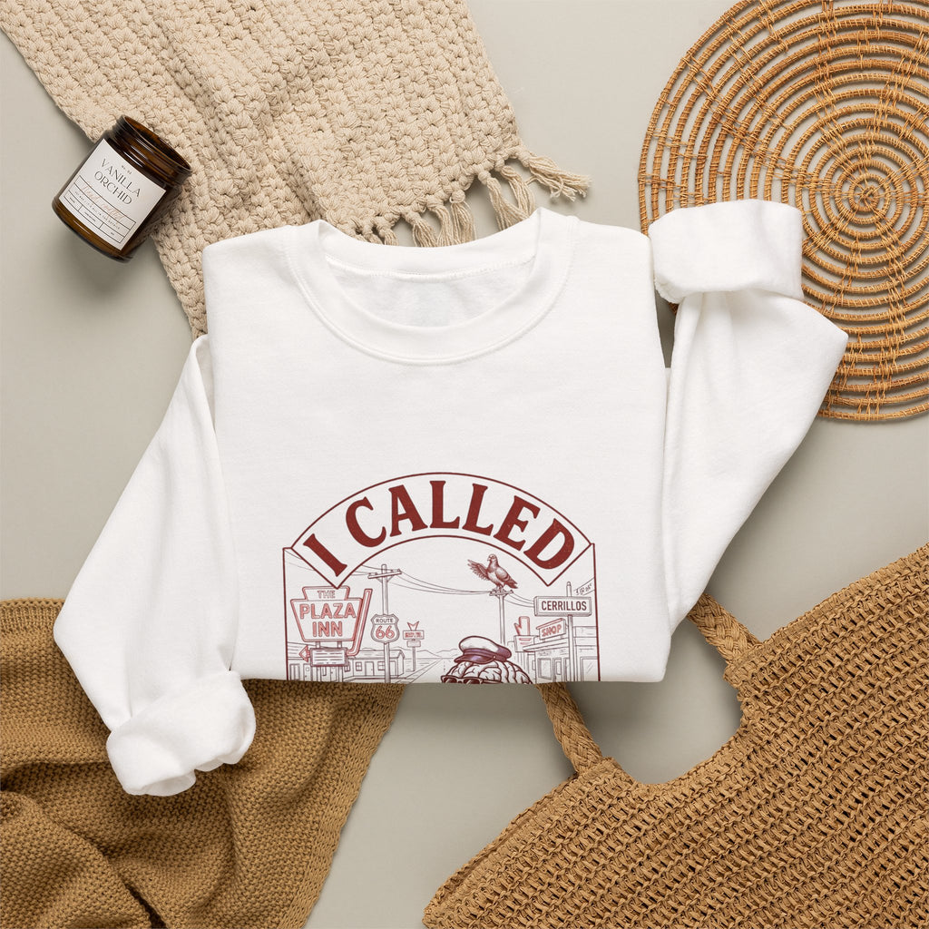 I Called My Brain Sweatshirt | Anxious Animal Humor, Cute Anxiety Graphic