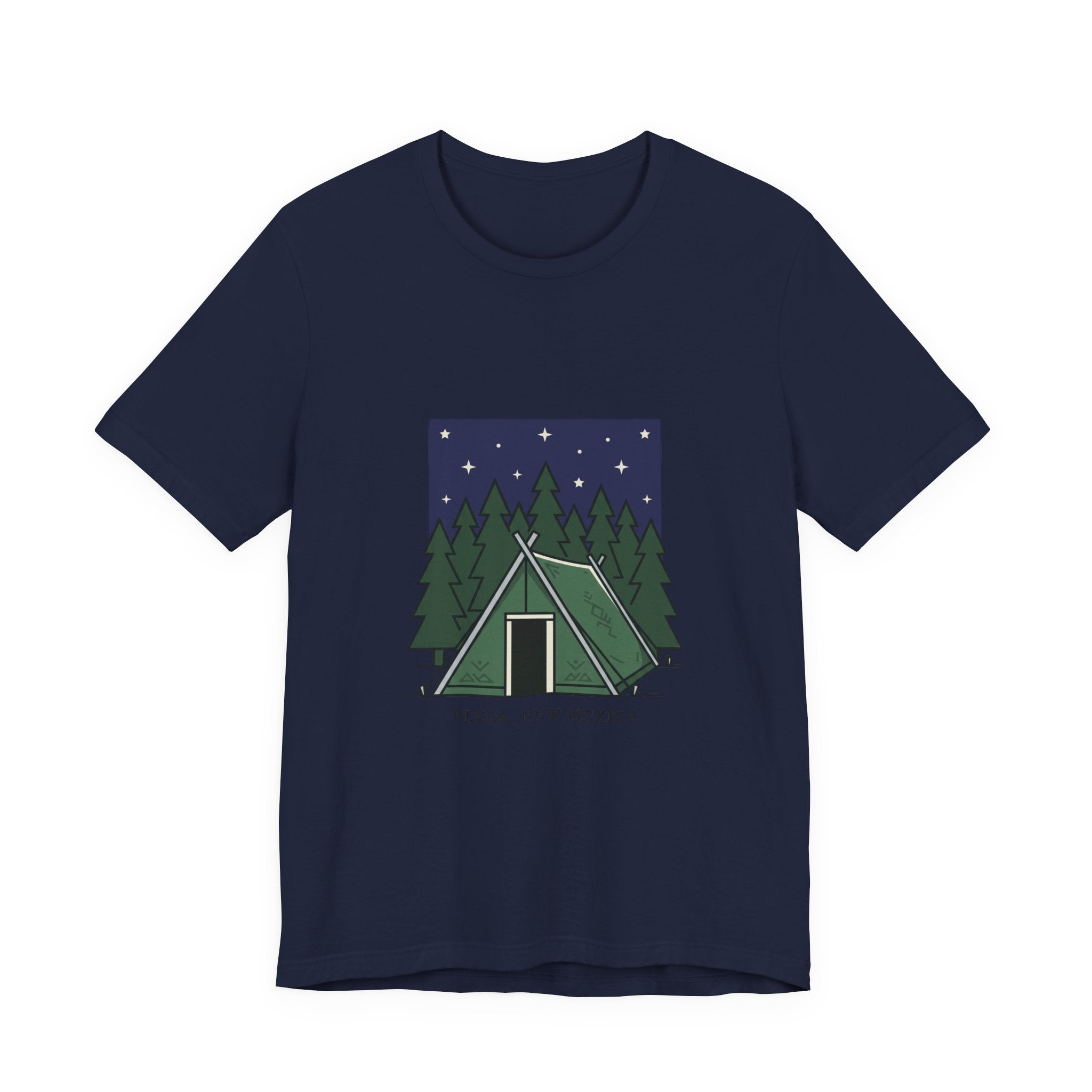 Camping Tent Illustration Tee | Teacher Wedding, School Community