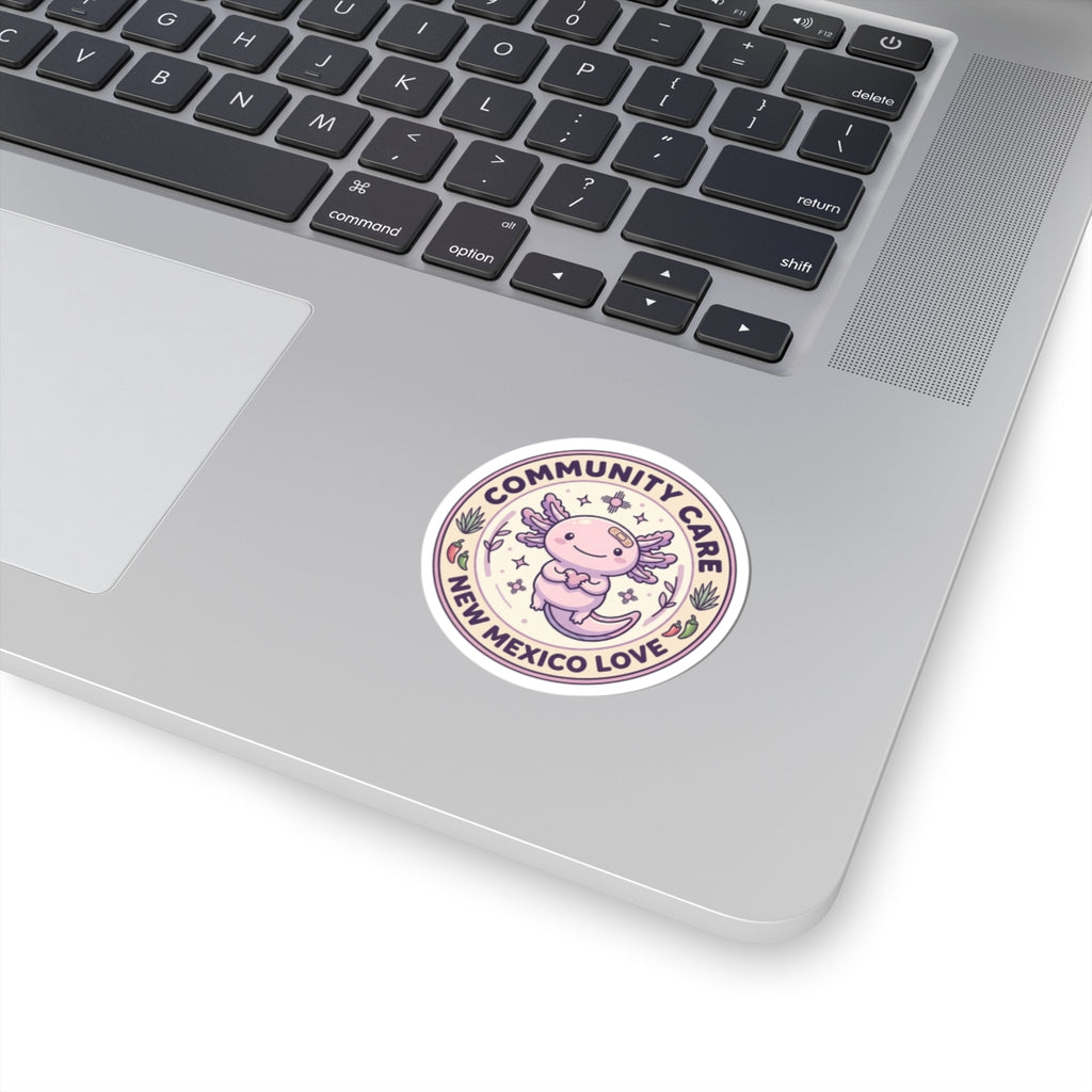 Community Care New Mexico Love sticker | People over Profit, values-led