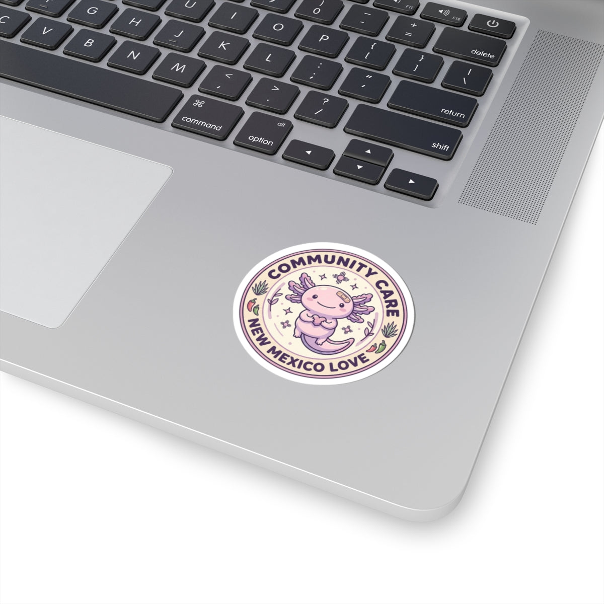 Community Care New Mexico Love sticker | People over Profit, values-led