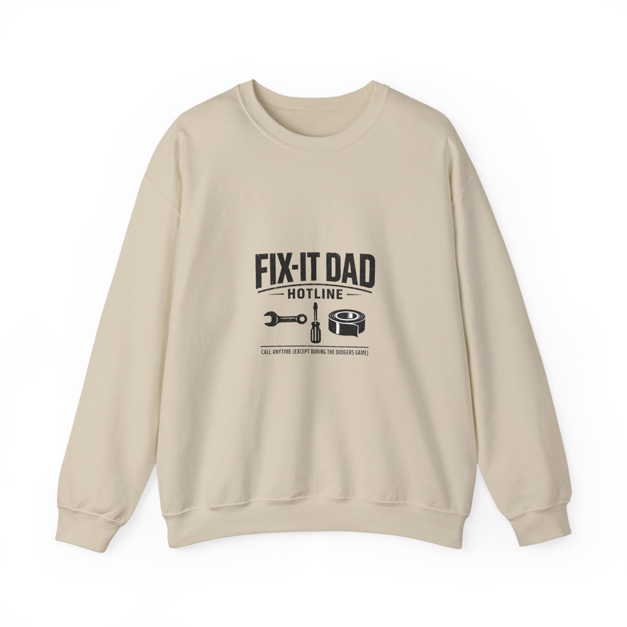 Fix-It Dad Hotline Sweatshirt | Dad Identity, Vintage Typography