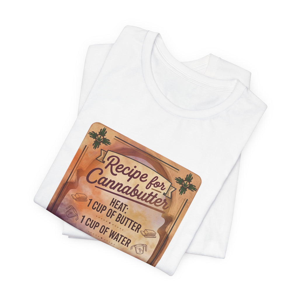 Cannabutter Recipe Tee | Retro Kitchen Herb Graphic, Vintage Apothecary Style