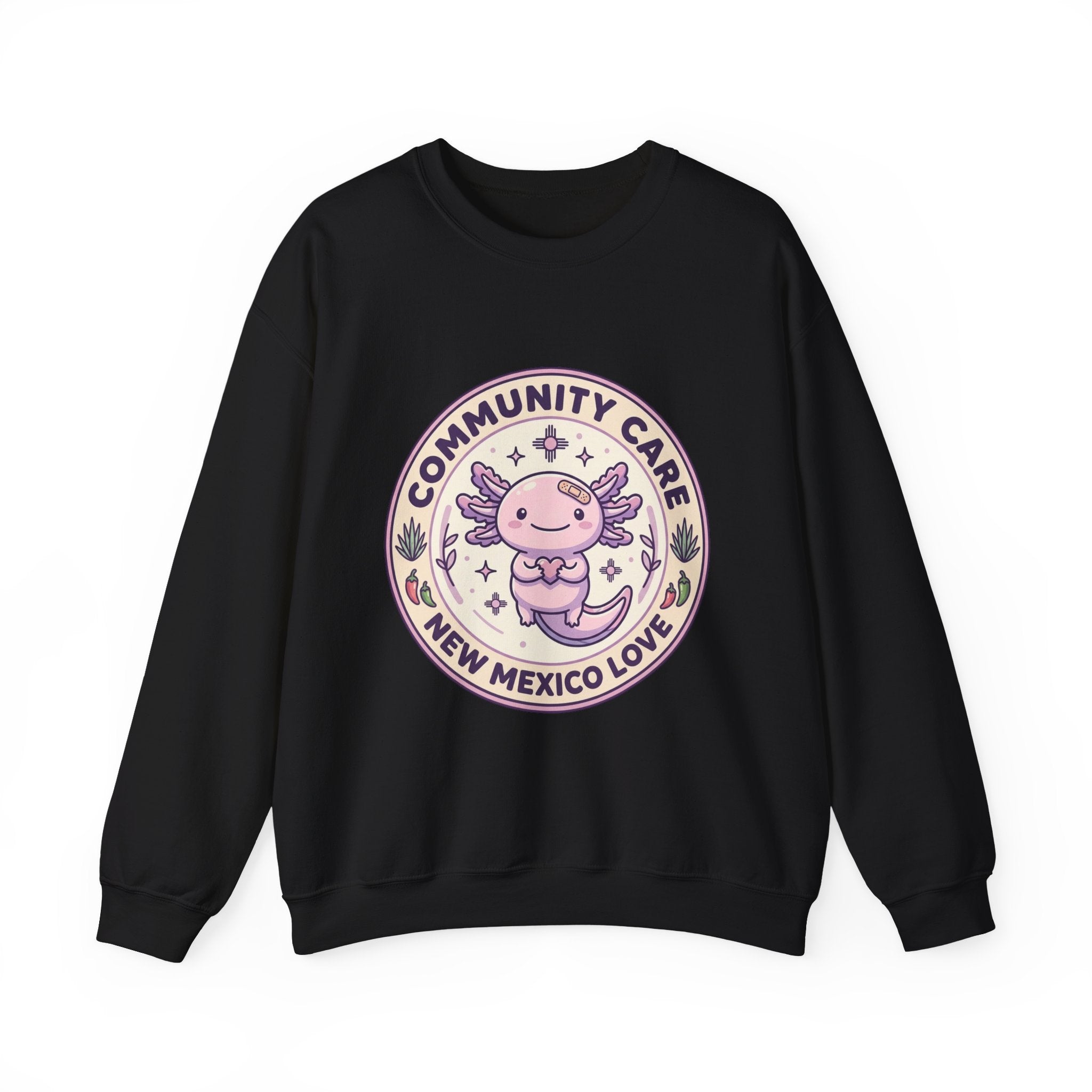 Community Care Axolotl Crewneck Sweatshirt | People Over Profit, Values-Led Apparel