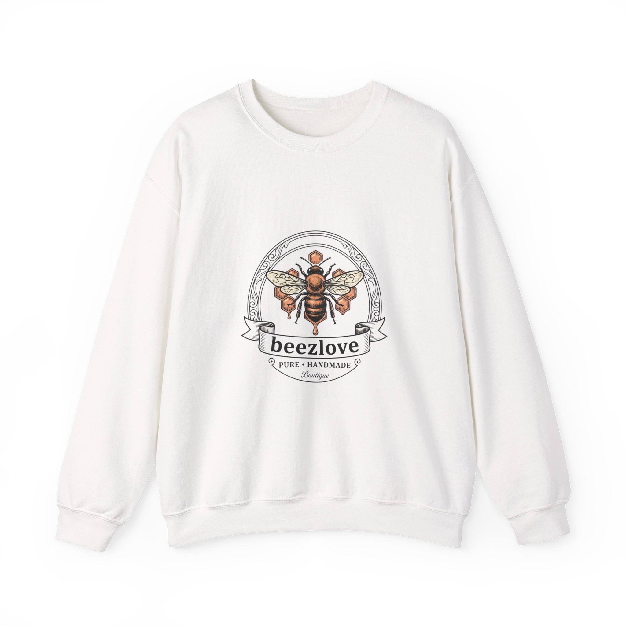 Bee Illustration Crewneck Sweatshirt | Birth Flower, Botanical Birth Month