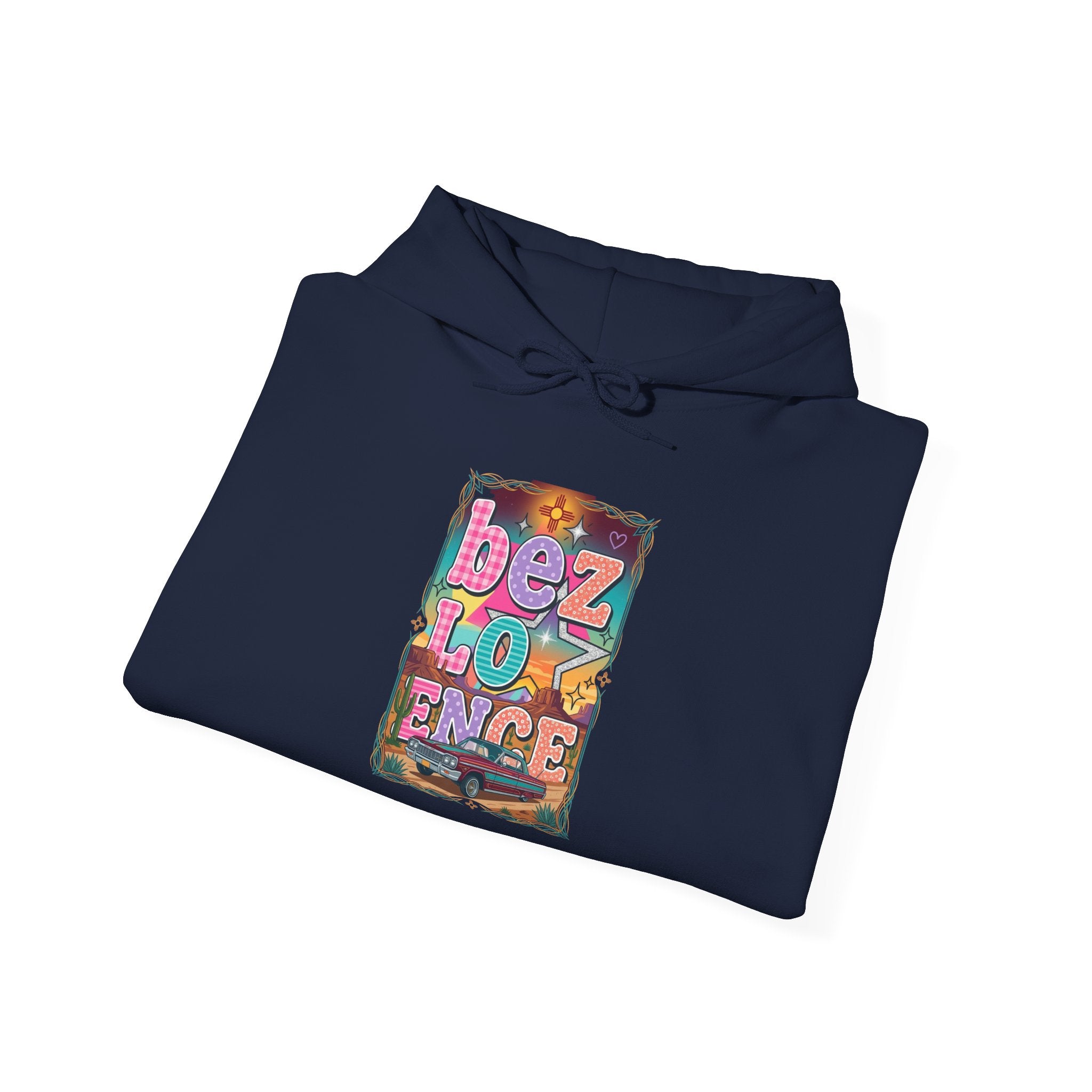 BeezLove Scripture Rainbow Hoodie — Christian Faith Sweatshirt