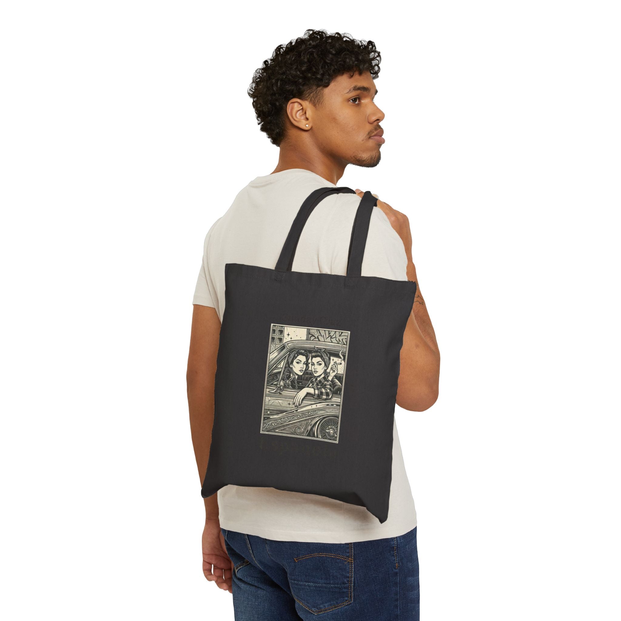 Feral Raccoon Tote | Celestial Wilderness Canvas Tote