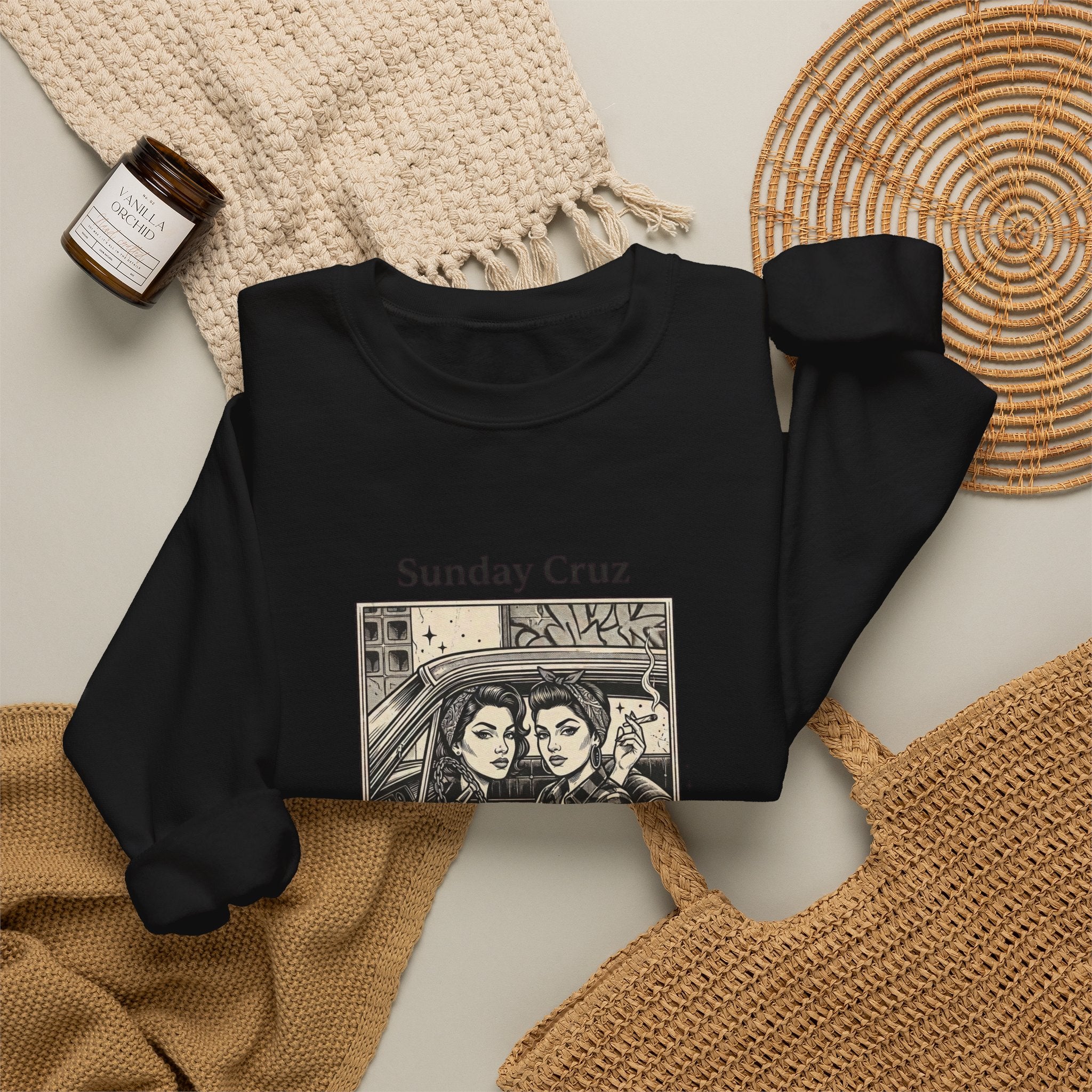 Feral Raccoon Moonrise Sweatshirt | wilderness nocturnal aesthetic