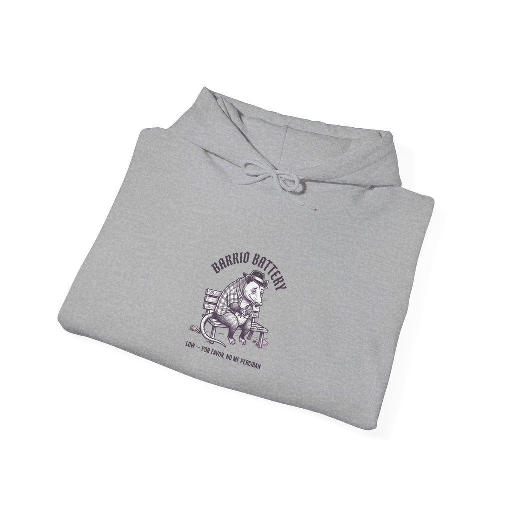Anxious Animal Cartoon, Hooded Sweatshirt | Cute Anxiety Humor