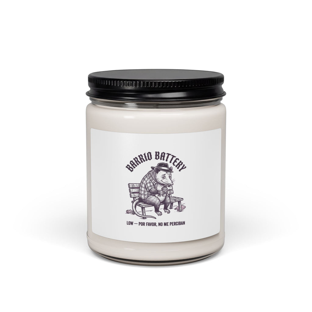 Anxious Armadillo Candle, Soy Jar | Anxious Animal Humor, Calming Scent