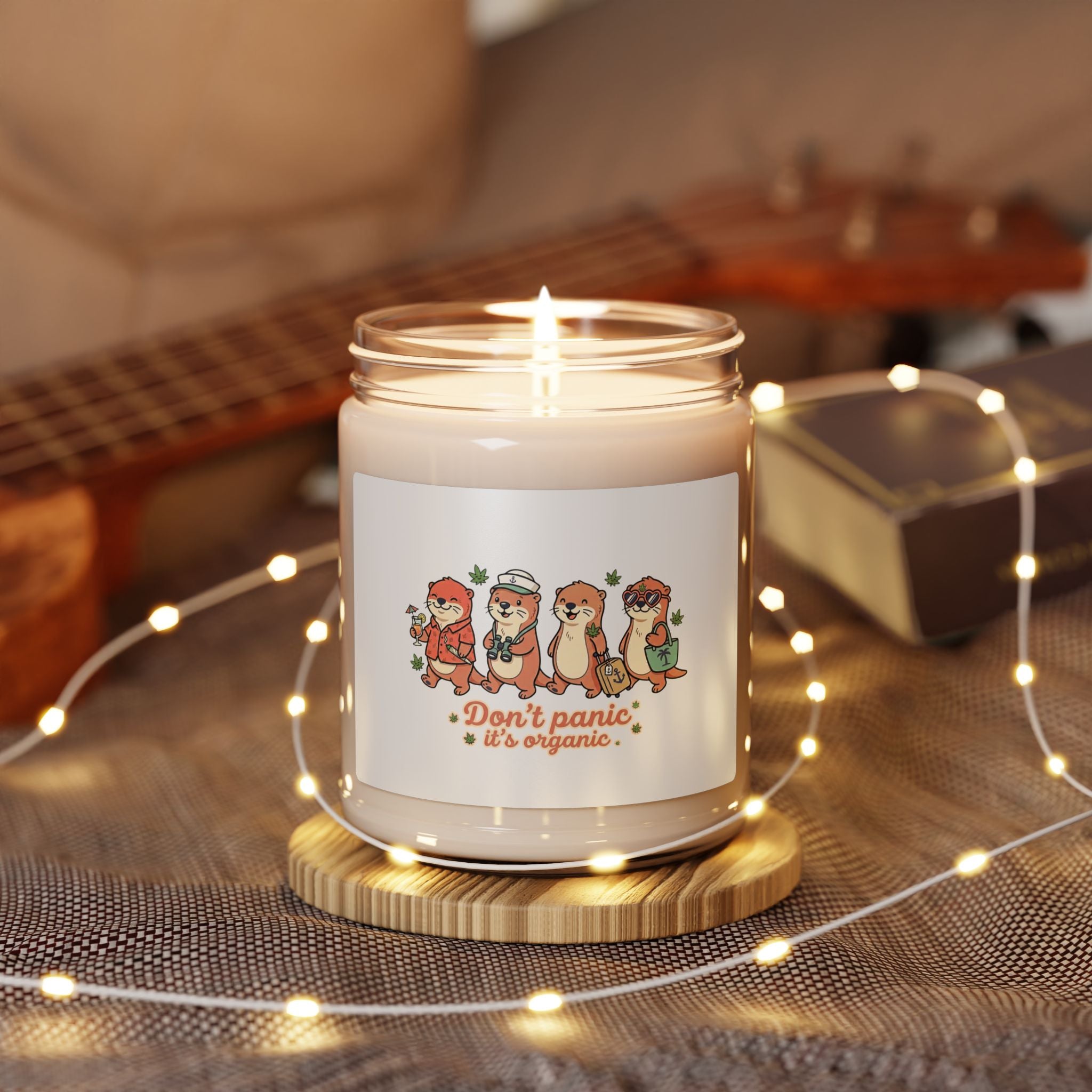 Don’t Panic It’s Organic Candle | Cruise Vacation, Nautical Otter Crew
