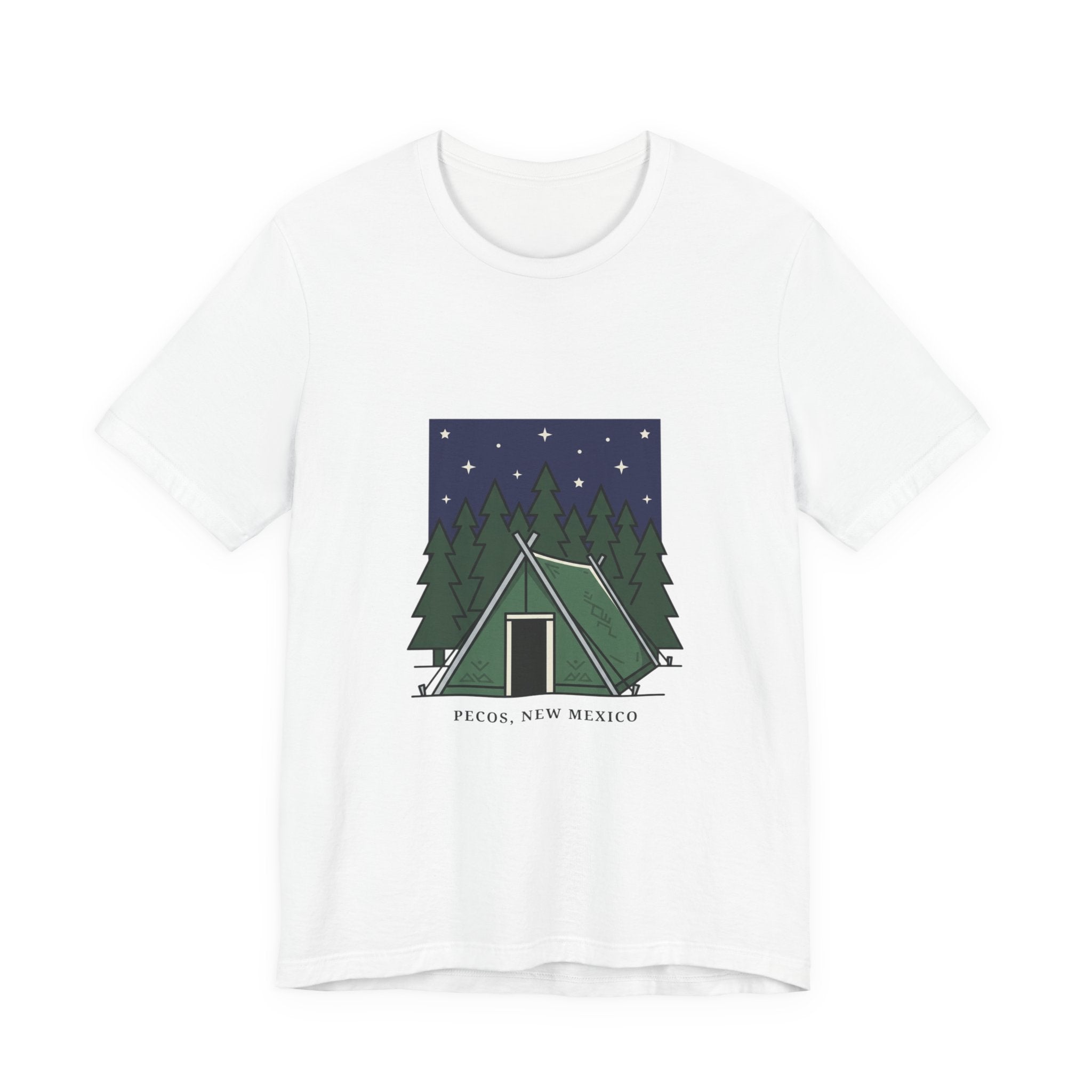 Camping Tent Illustration Tee | Teacher Wedding, School Community