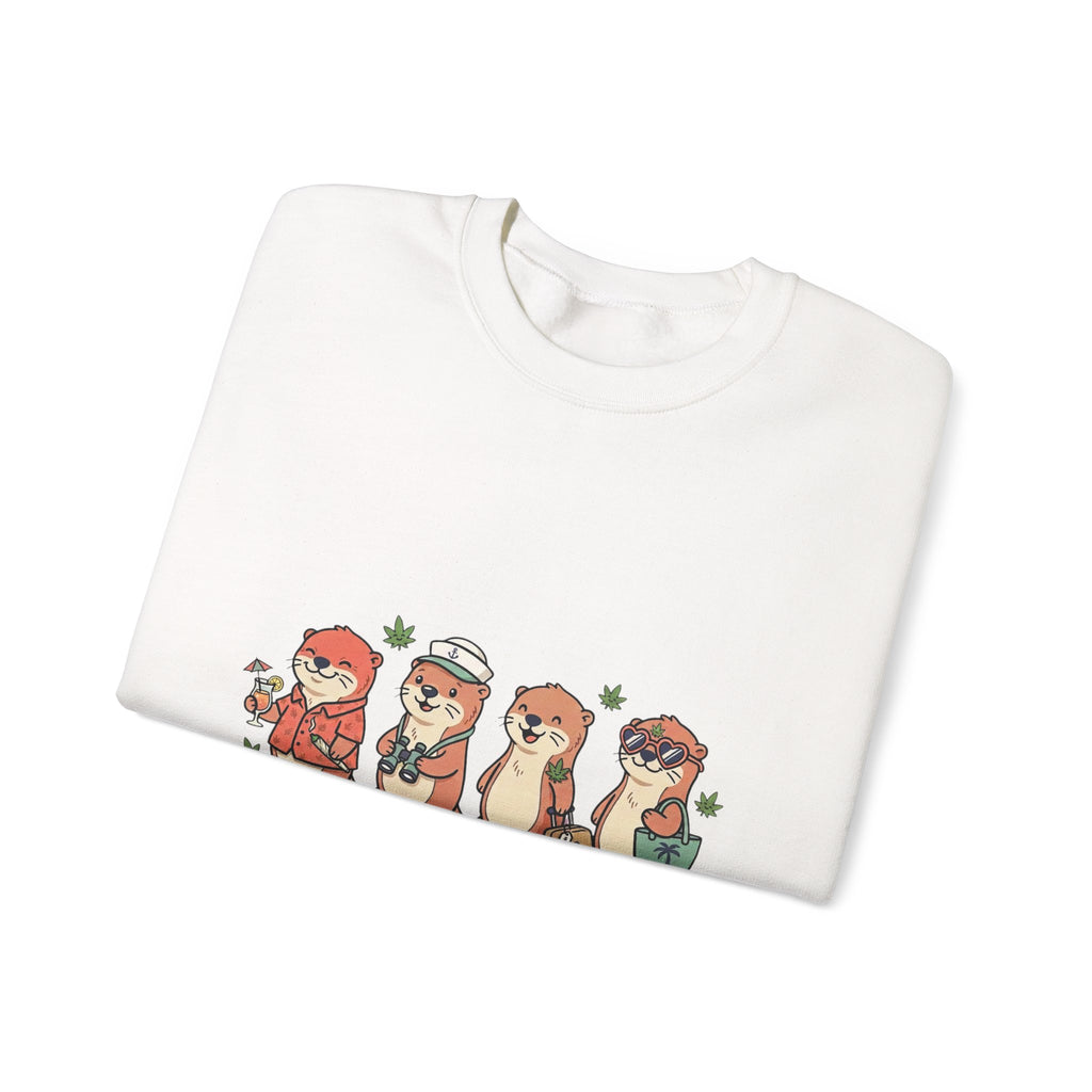 Don't Panic It's Organic sweatshirt | Cruise Vacation, Nautical Otter Crew