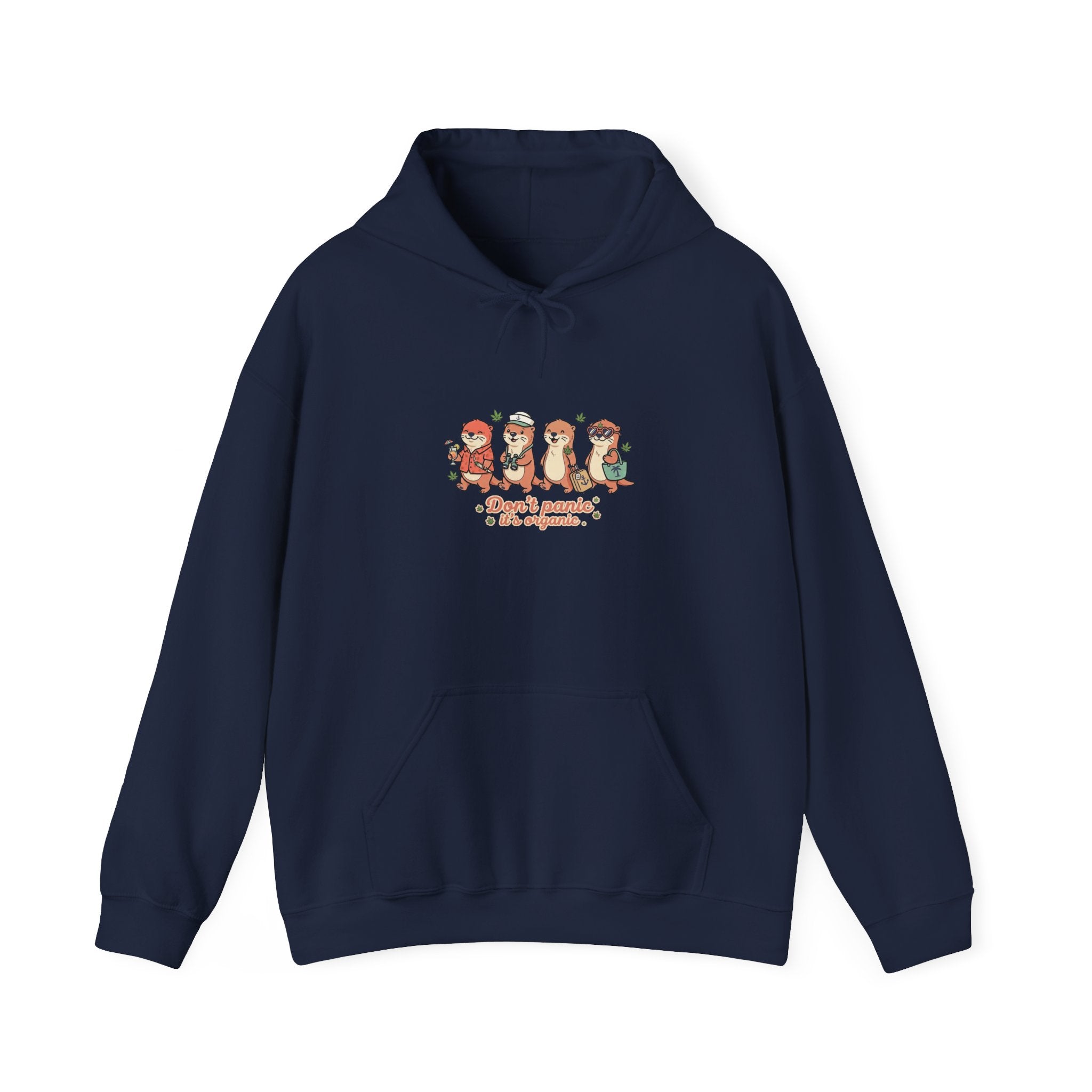 Tropical Otter Crew Illustration Hoodie | Cruise Vacation Shirt, Nautical Vacation Tees