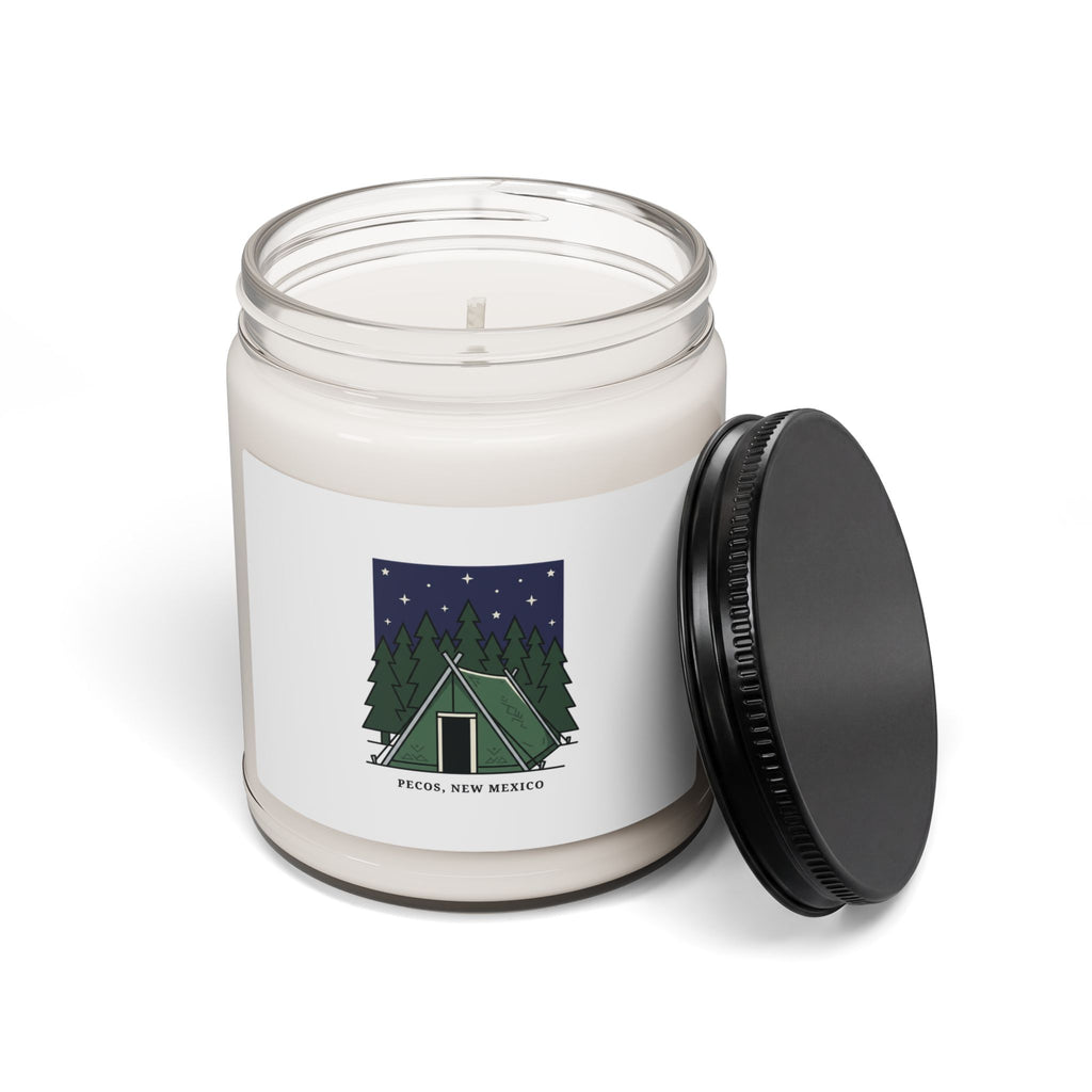 Camping Tent Illustration Candle | Soy 9oz, School Wedding Keepsake