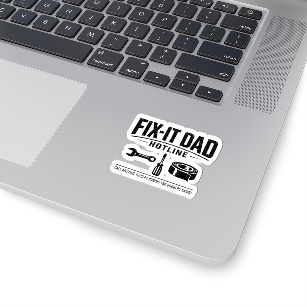 Fix-It Dad Hotline Sticker | Dad Identity, Vintage Tool Typography