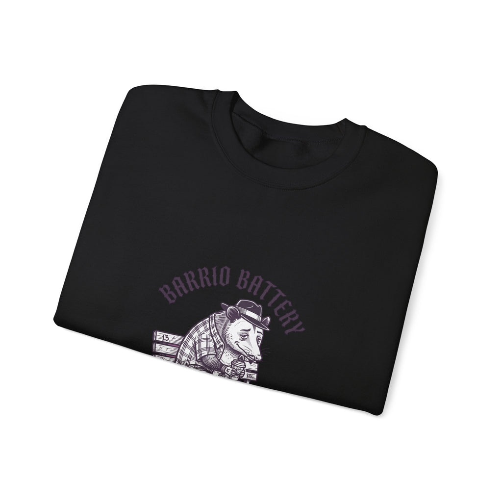 Anxious Animal Illustration Crewneck Sweatshirt | Cute Anxiety Humor