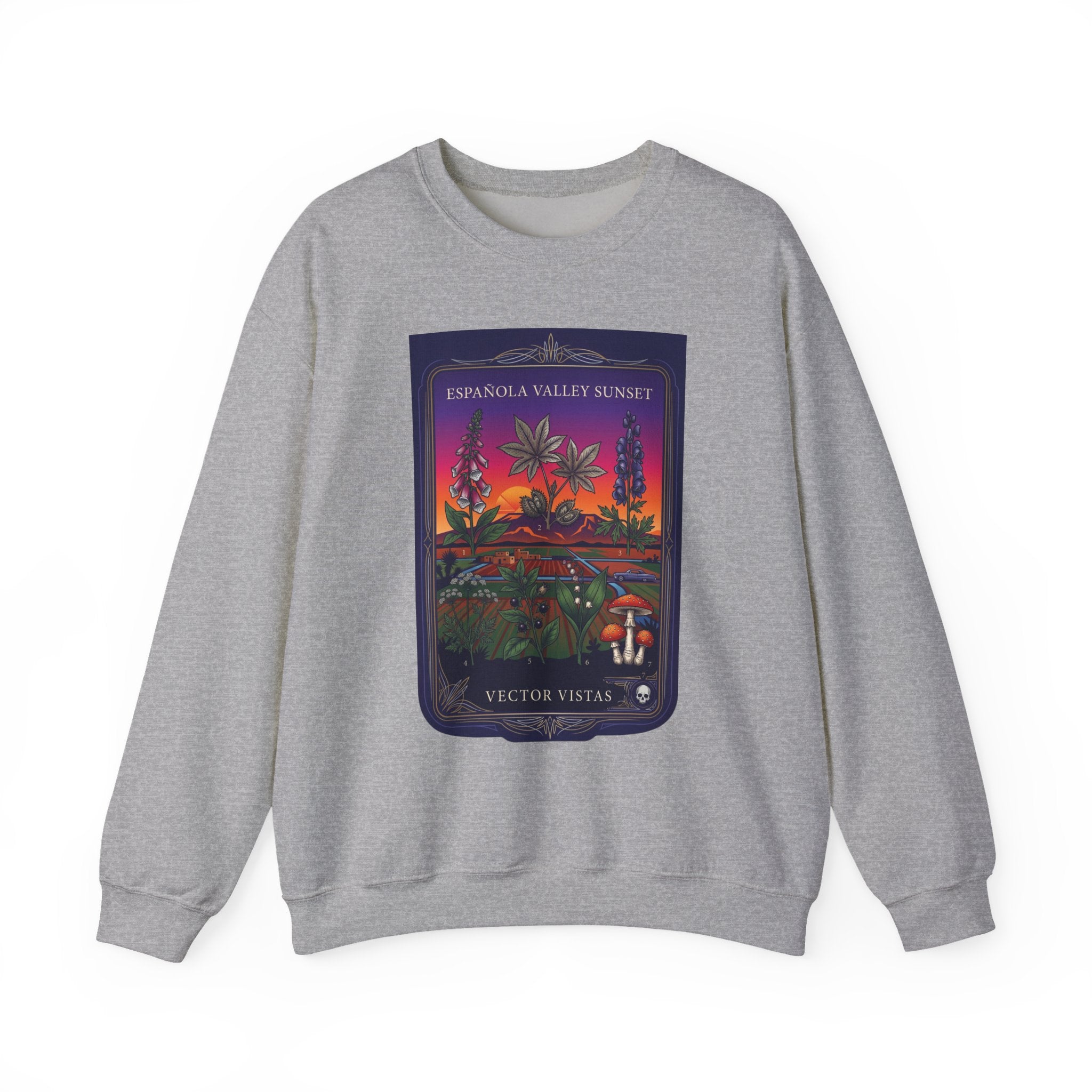 All Plants Are Edible Sweatshirt | Vintage Botanical Illustration, Dark Nature Humor
