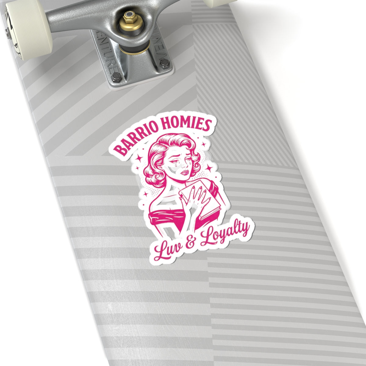 Barrio Homies Luv & Loyalty Kiss-Cut Stickers | Book Club Romance Sticker