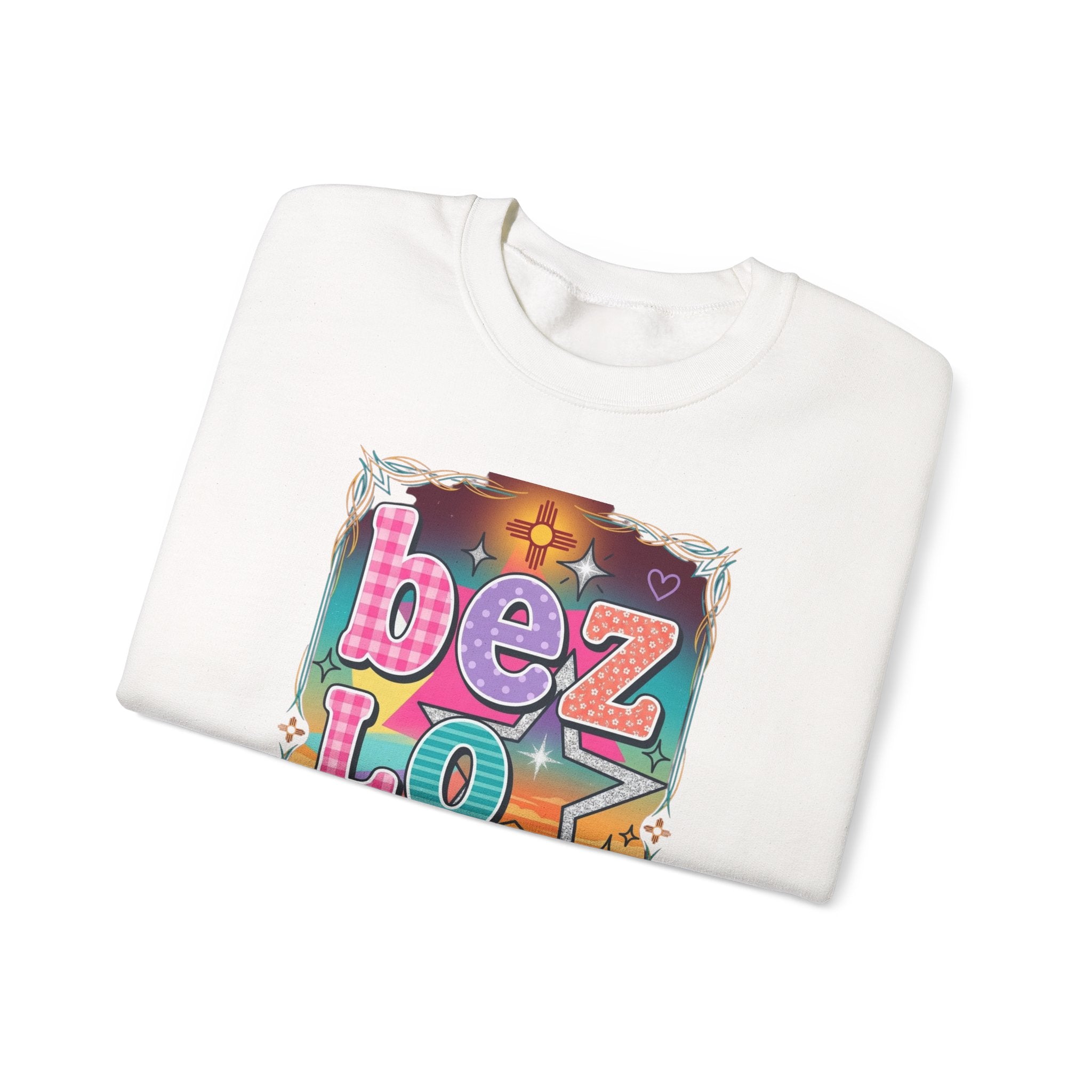 BeezLove Scripture Rainbow Crewneck — Christian Faith Sweatshirt