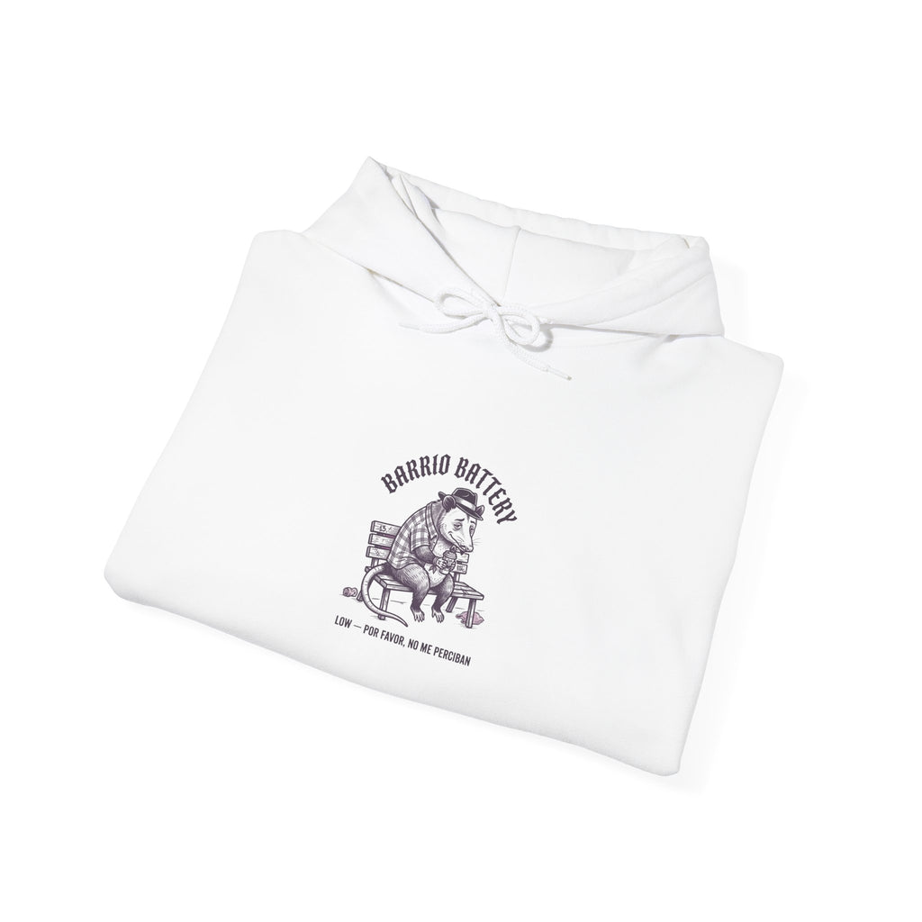 Anxious Animal Cartoon, Hooded Sweatshirt | Cute Anxiety Humor