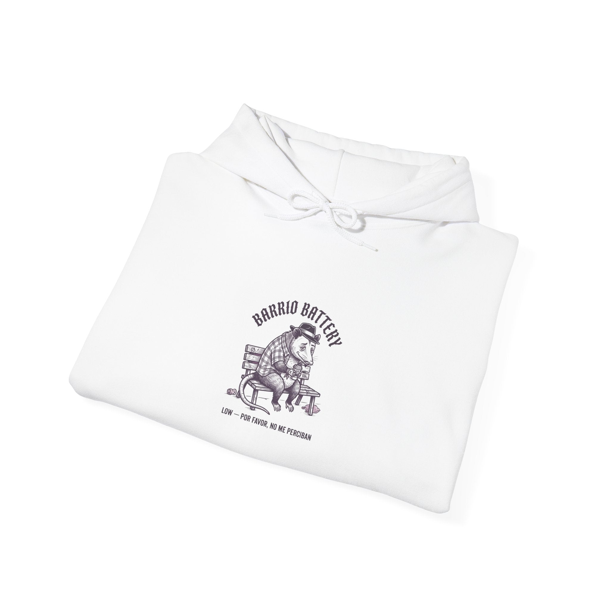 Anxious Animal Cartoon, Hooded Sweatshirt | Cute Anxiety Humor