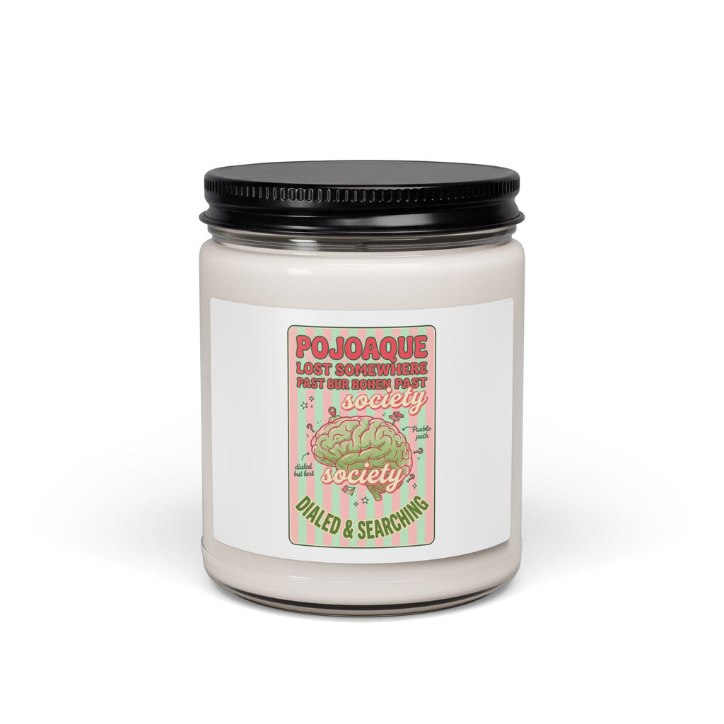 Matcha Aesthetic Soy Candle, 9oz | Green Pink Café Vibes