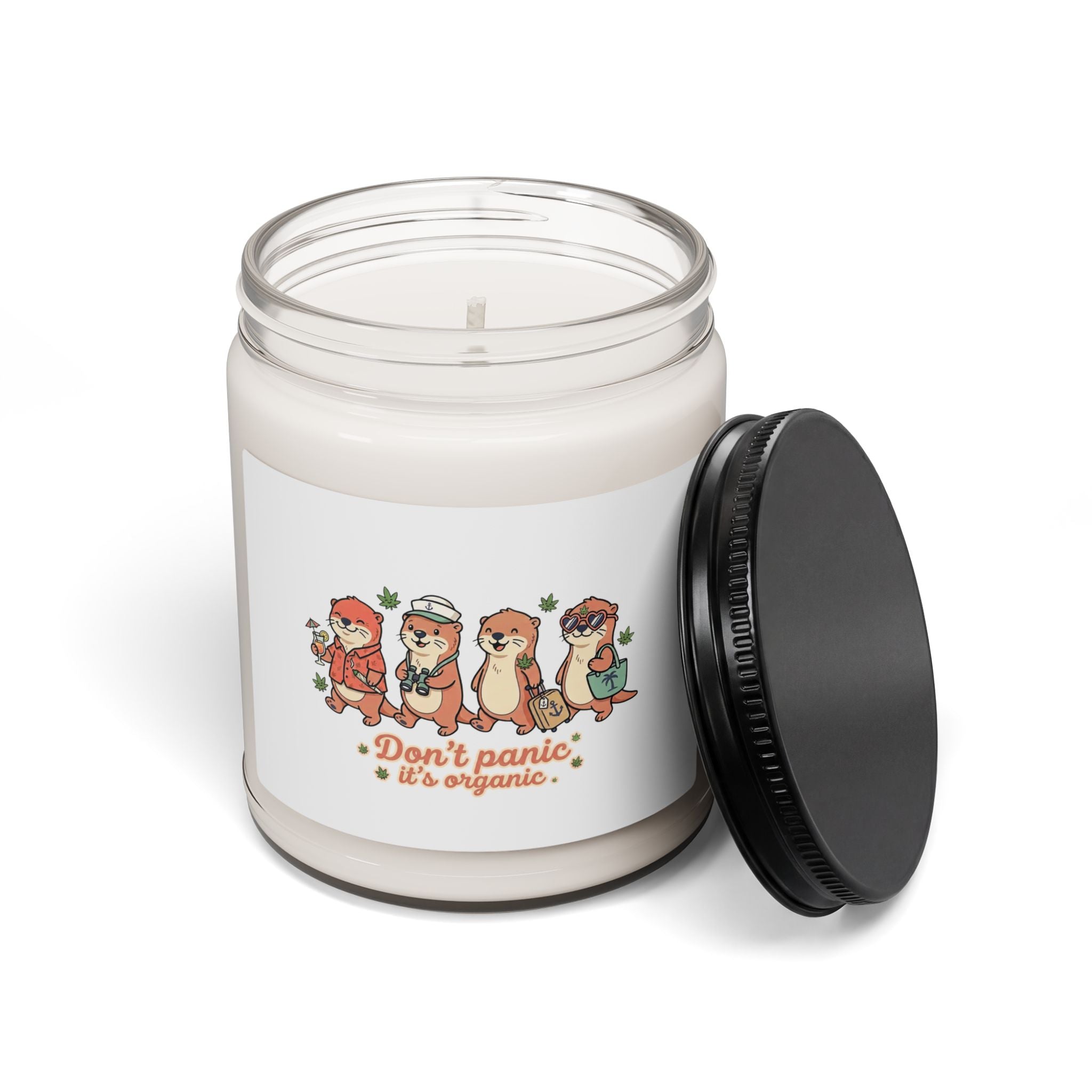 Don’t Panic It’s Organic Candle | Cruise Vacation, Nautical Otter Crew