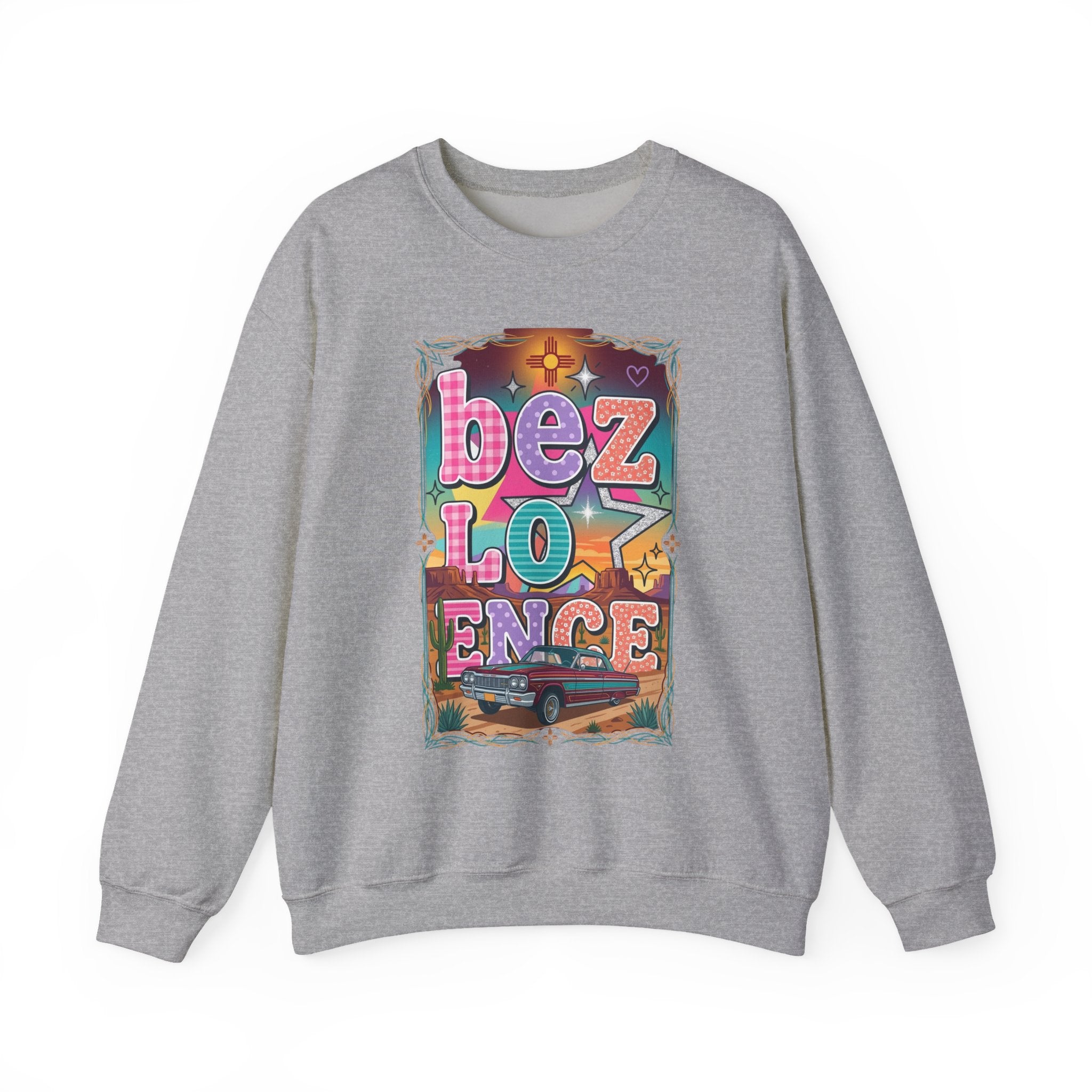 BeezLove Scripture Rainbow Crewneck — Christian Faith Sweatshirt