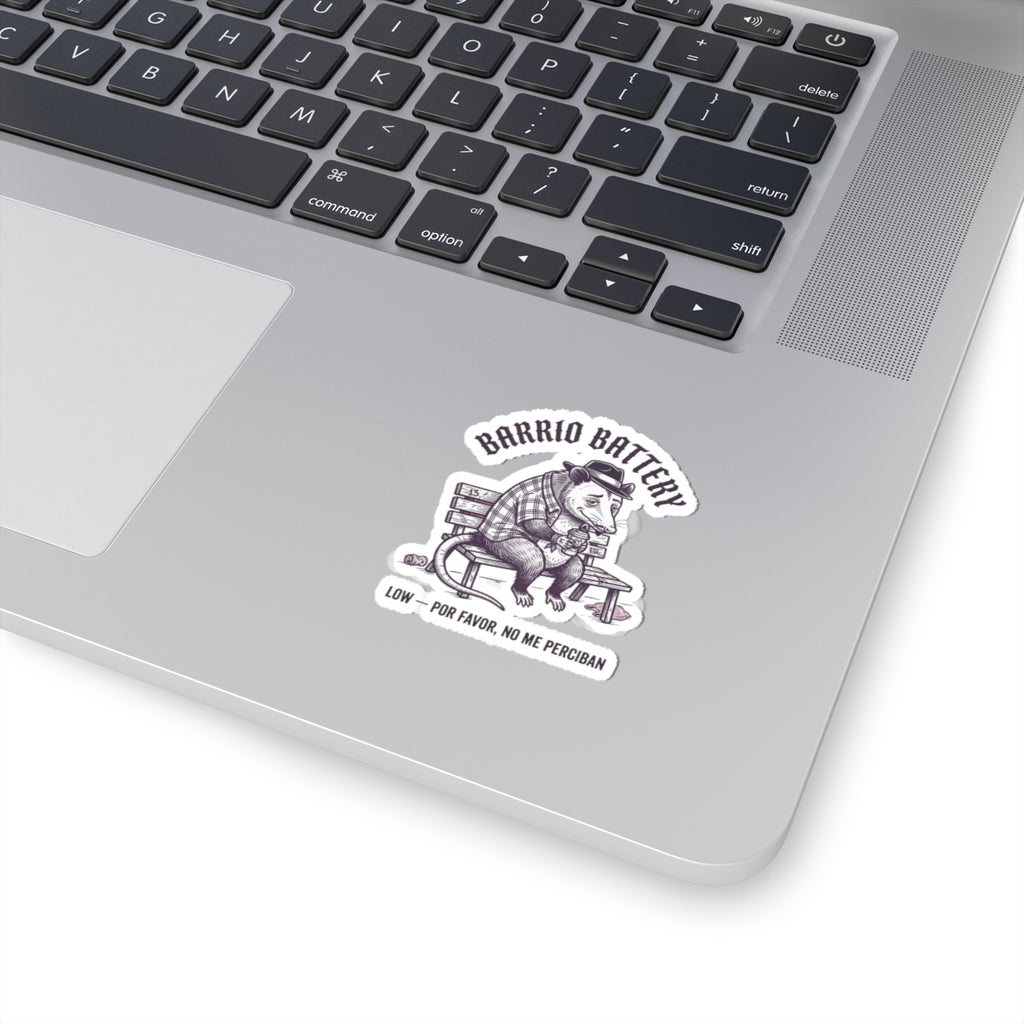 Anxious Armadillo Illustration Kiss-Cut Stickers | Anxious Animal Humor, Cute Anxiety