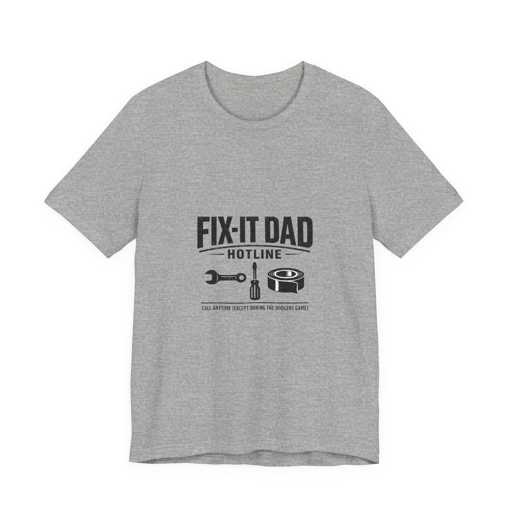 Fix-It Dad Hotline T-Shirt | Dad Identity vintage typography, streetwear tee
