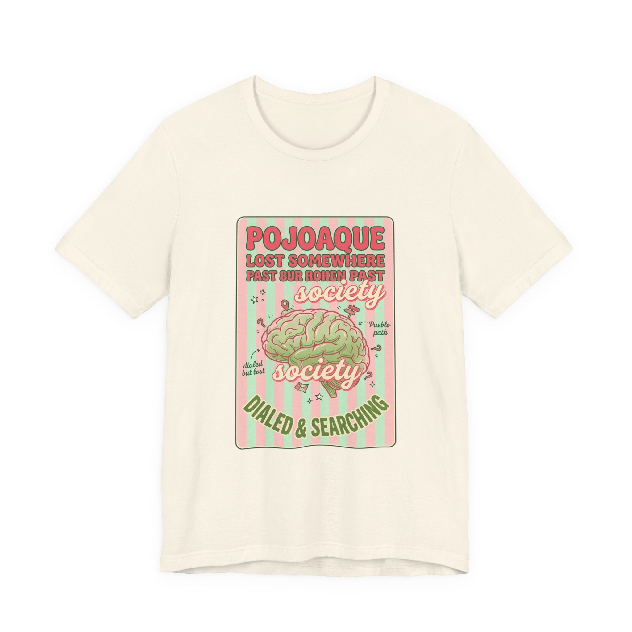 Matcha Aesthetic Brain Latte Tee | Matcha Girl Cafe Graphic T-Shirt