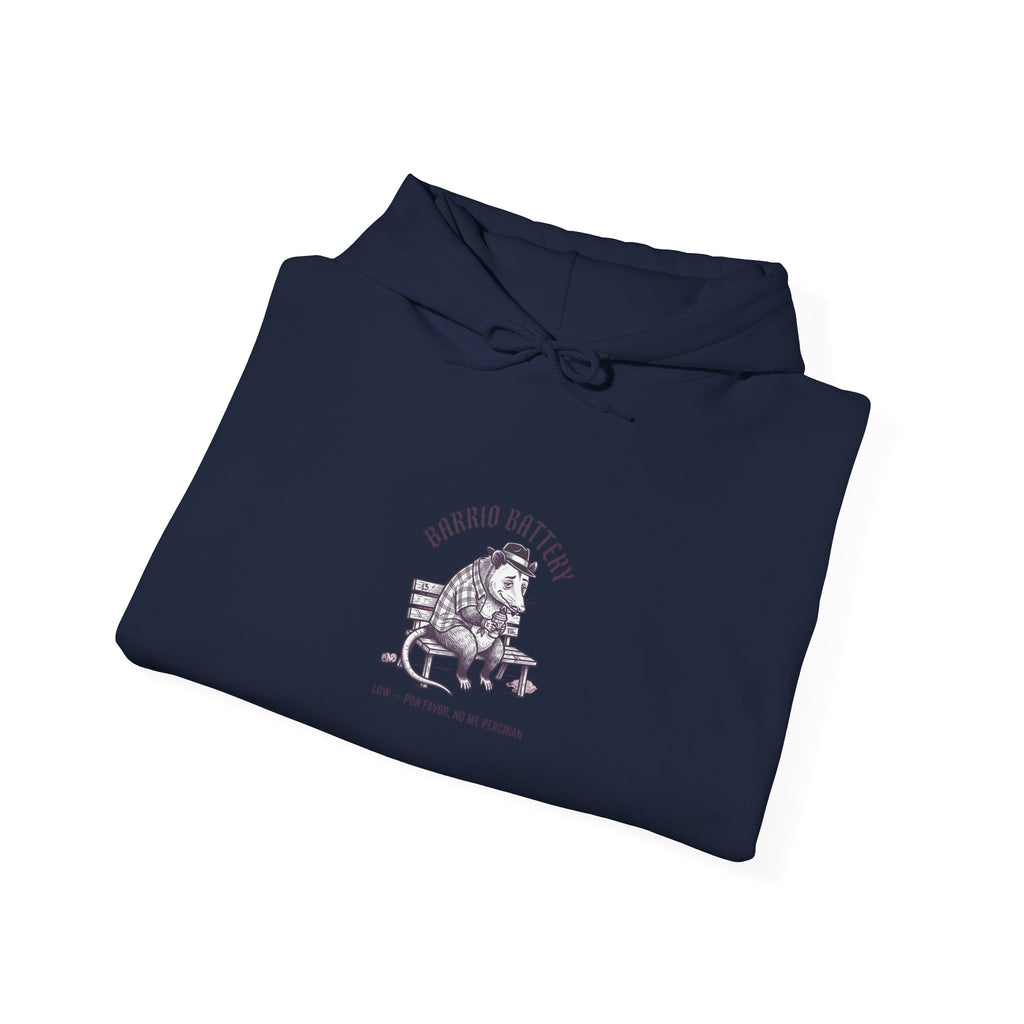 Anxious Animal Cartoon, Hooded Sweatshirt | Cute Anxiety Humor