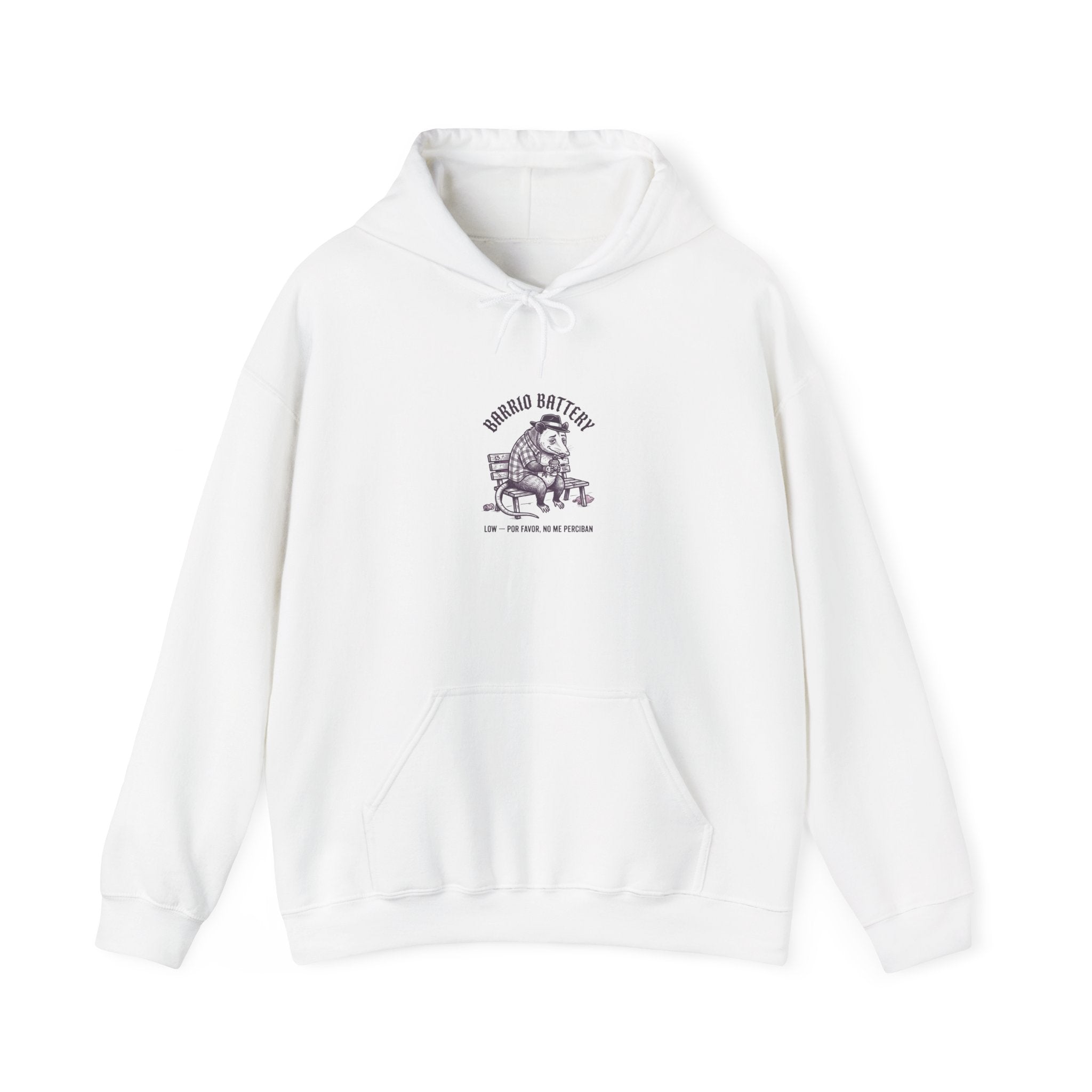 Anxious Animal Cartoon, Hooded Sweatshirt | Cute Anxiety Humor