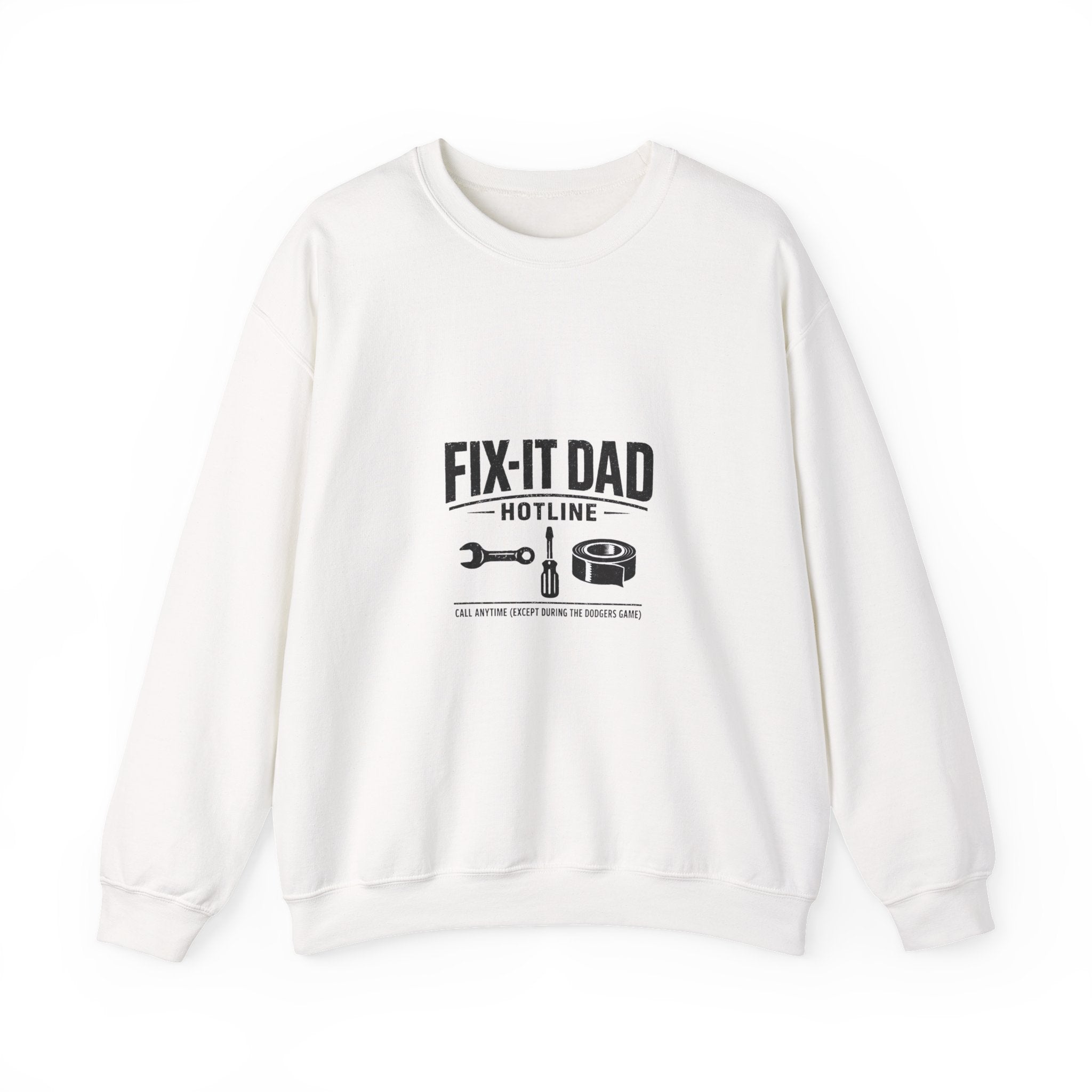 Fix-It Dad Hotline Sweatshirt | Dad Identity, Vintage Typography