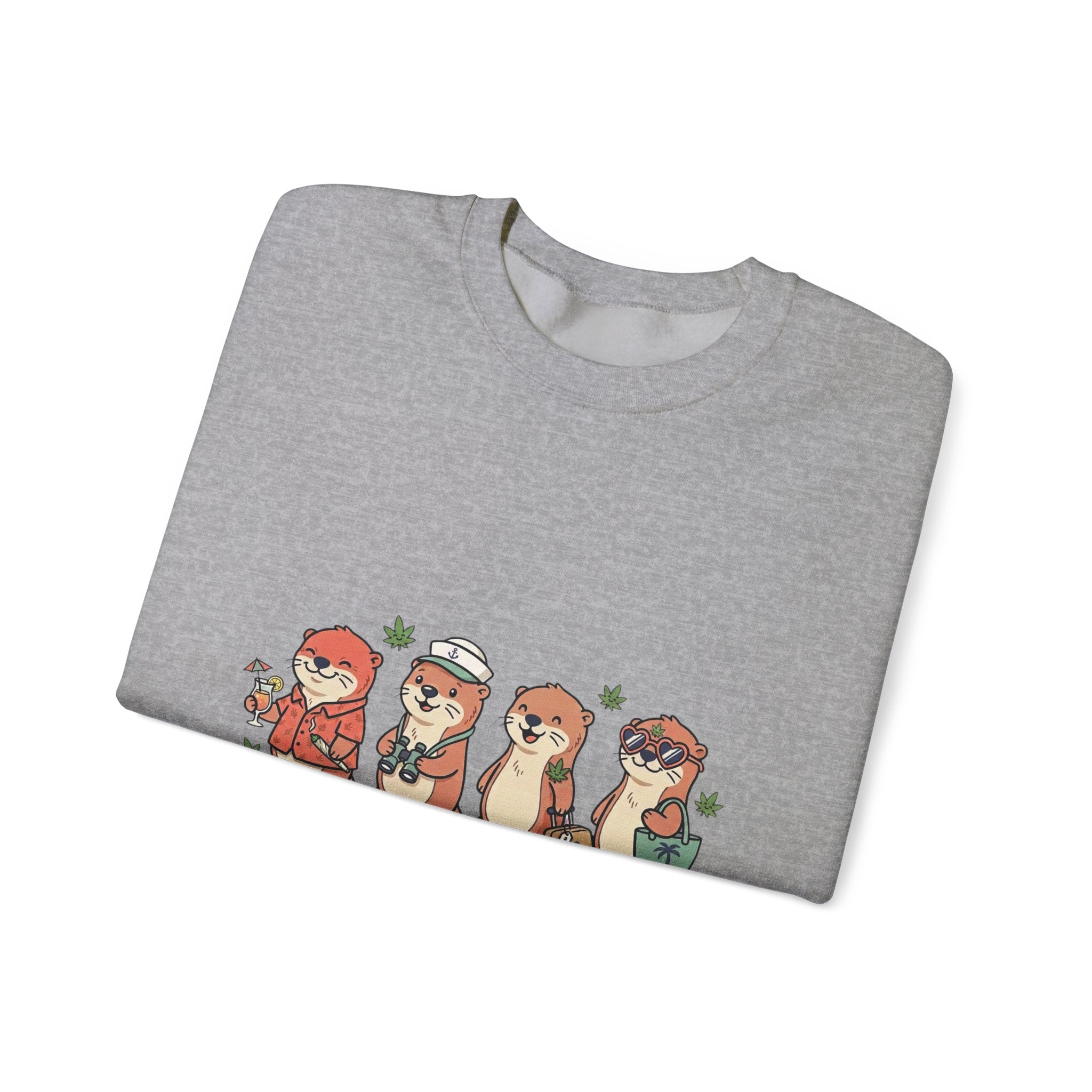 Don't Panic It's Organic sweatshirt | Cruise Vacation, Nautical Otter Crew