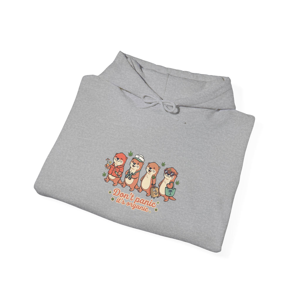 Tropical Otter Crew Illustration Hoodie | Cruise Vacation Shirt, Nautical Vacation Tees