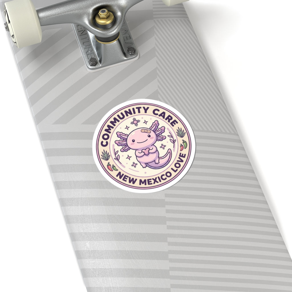 Community Care New Mexico Love sticker | People over Profit, values-led
