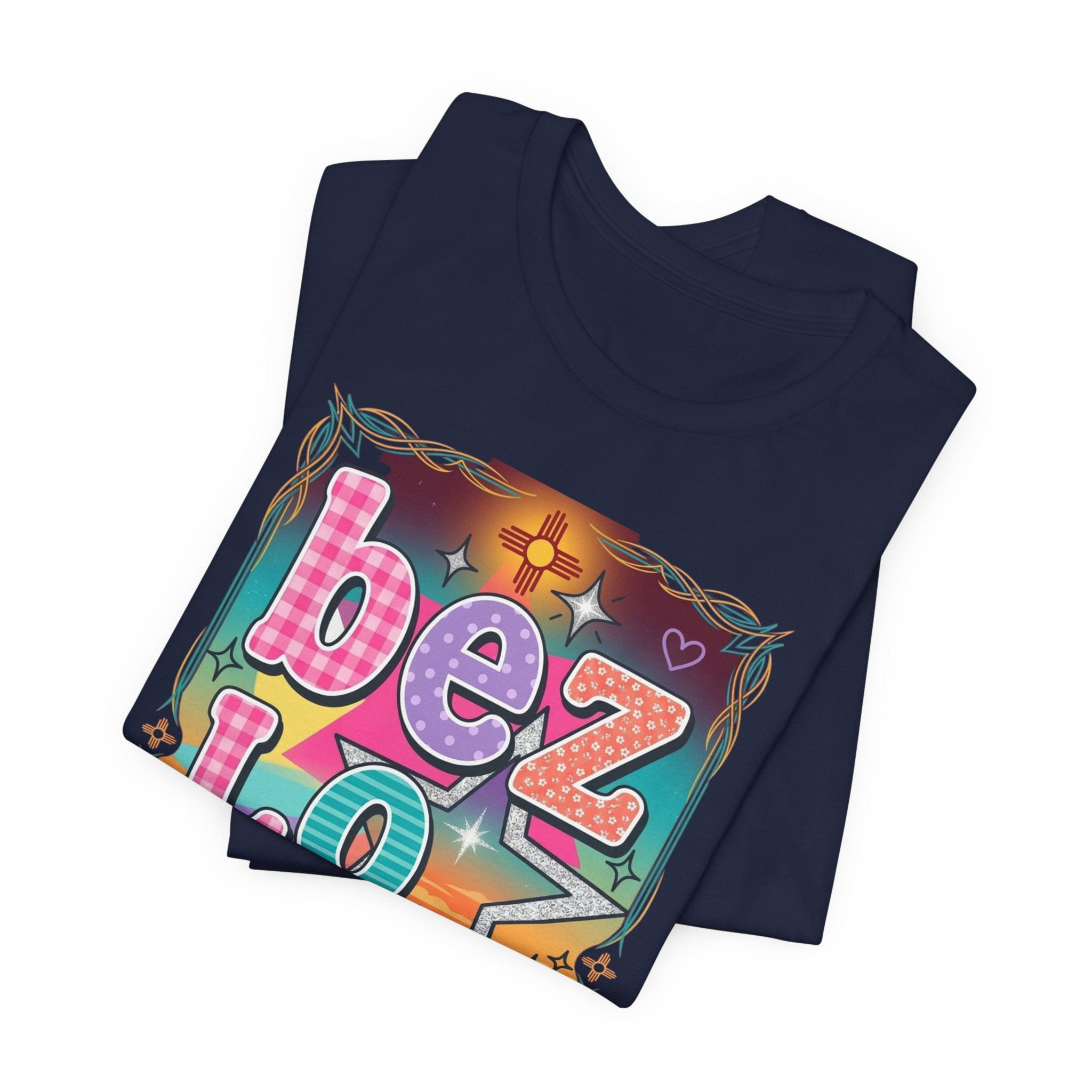 BeezLove Scripture Rainbow Tee — Colorful Christian Faith T-Shirt