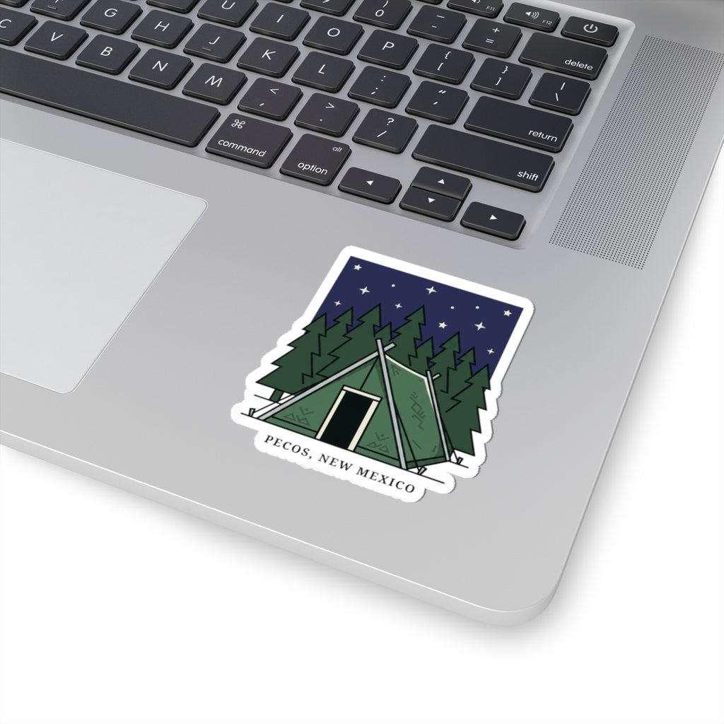 Pecos New Mexico A‑Frame Tent Sticker | Camping Vibes, Teacher Wedding Sticker