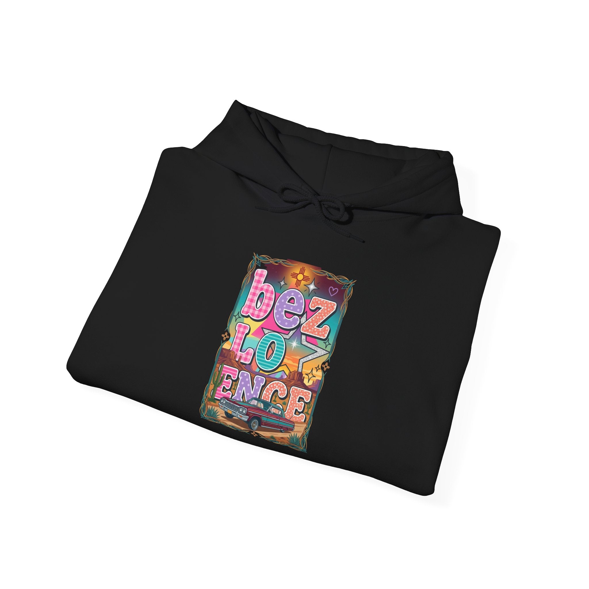 BeezLove Scripture Rainbow Hoodie — Christian Faith Sweatshirt