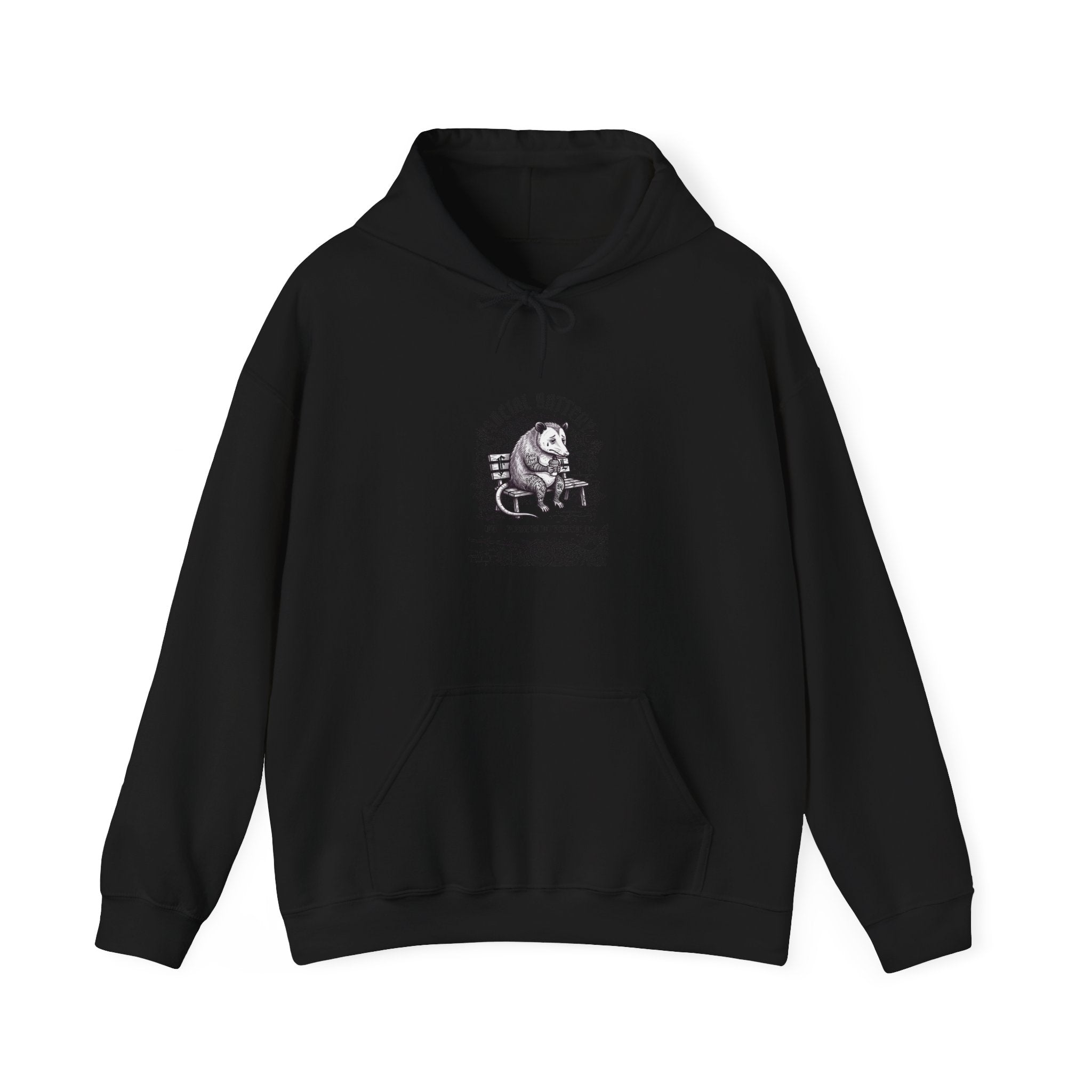 Anxious Animal Cartoon Hoodie | Cute Anxiety Humor Sweatshirt