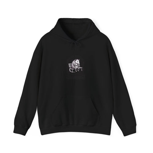 Anxious Animal Cartoon Hoodie | Cute Anxiety Humor Sweatshirt