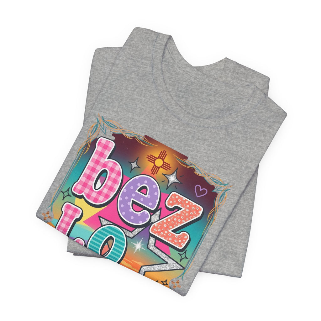 BeezLove Scripture Rainbow Tee — Colorful Christian Faith T-Shirt