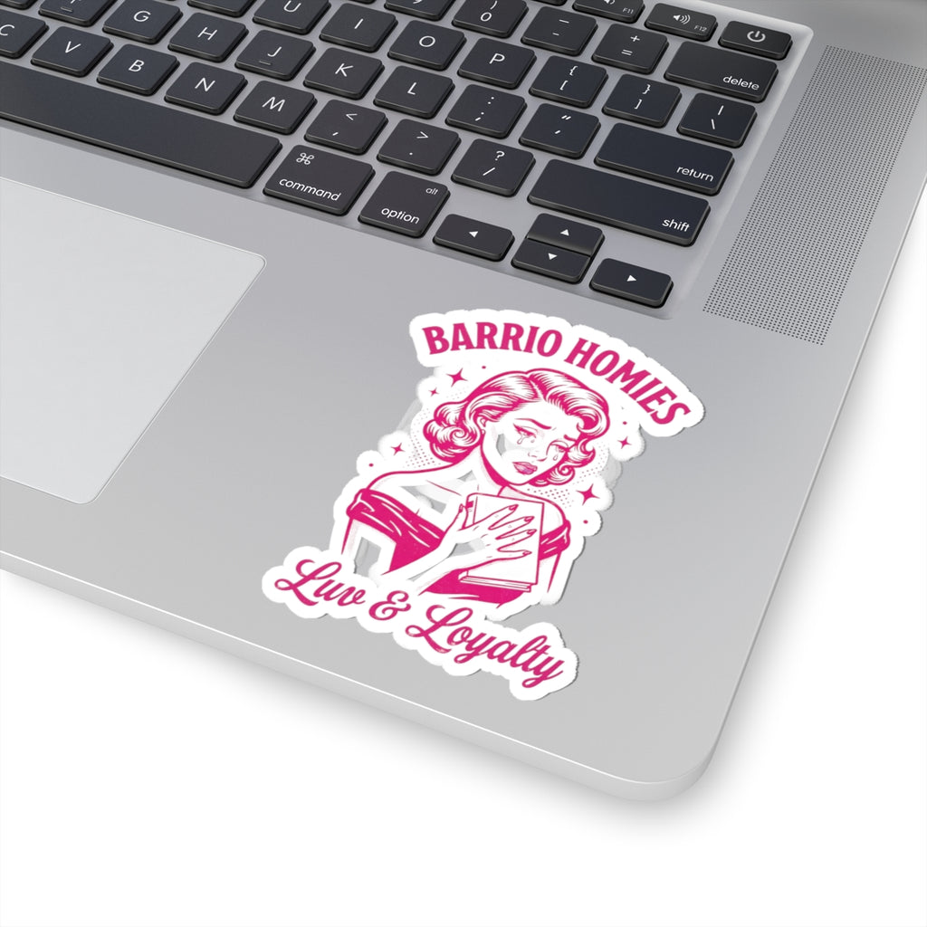 Barrio Homies Luv & Loyalty Kiss-Cut Stickers | Book Club Romance Sticker
