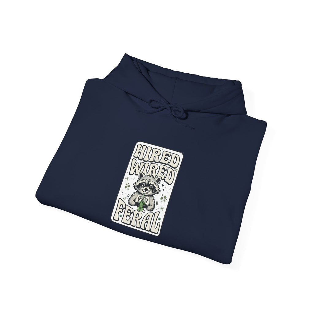 Feral Raccoon Crest Hoodie | Celestial Wilderness, Nocturnal Aesthetic