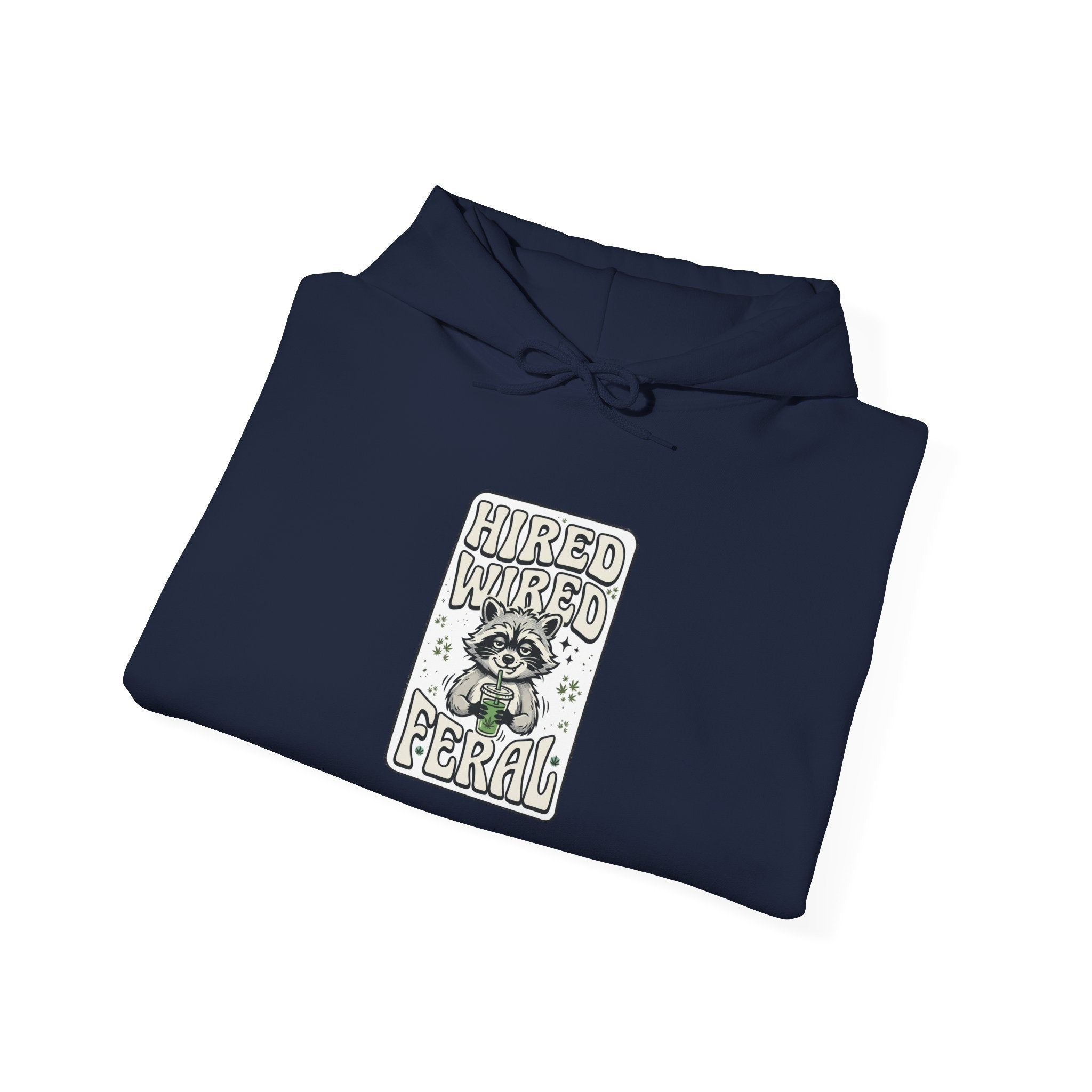 Feral Raccoon Crest Hoodie | Celestial Wilderness, Nocturnal Aesthetic