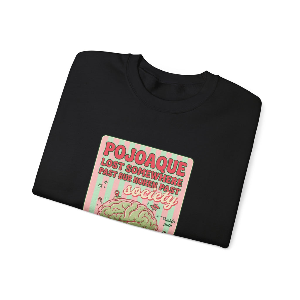 Matcha Club Graphic Sweatshirt | green pink café aesthetic, latte art illustration