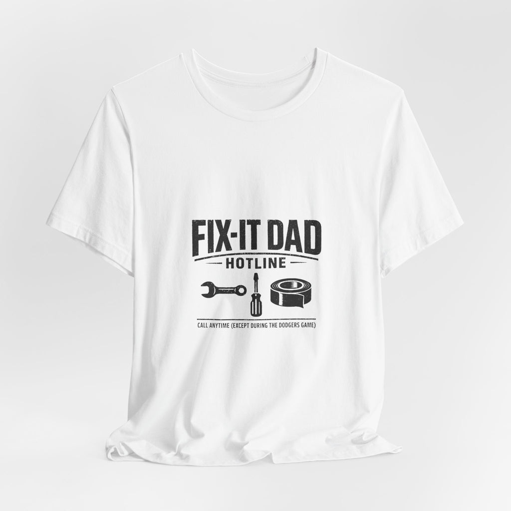 Fix-It Dad Hotline T-Shirt | Dad Identity vintage typography, streetwear tee