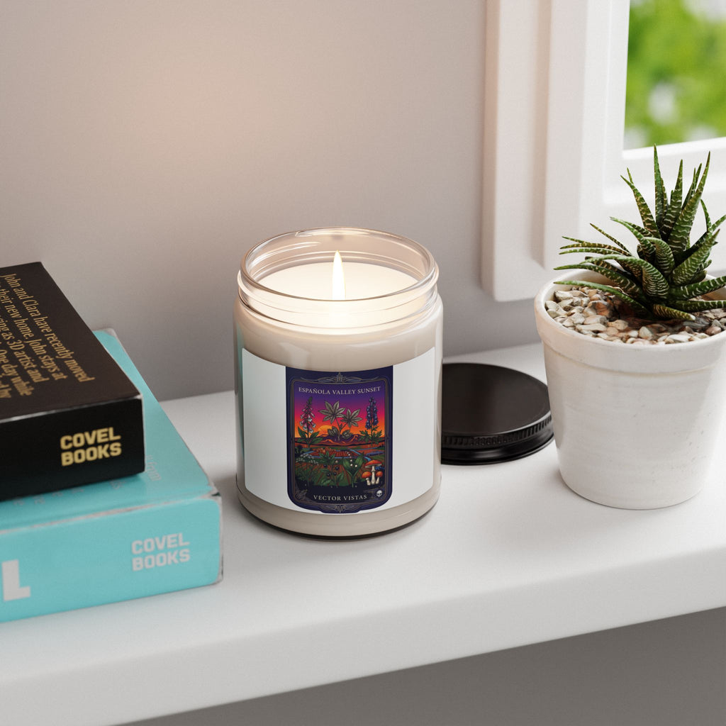 All Plants Are Edible Candle | Scented Soy Candle, Botanical Illustration
